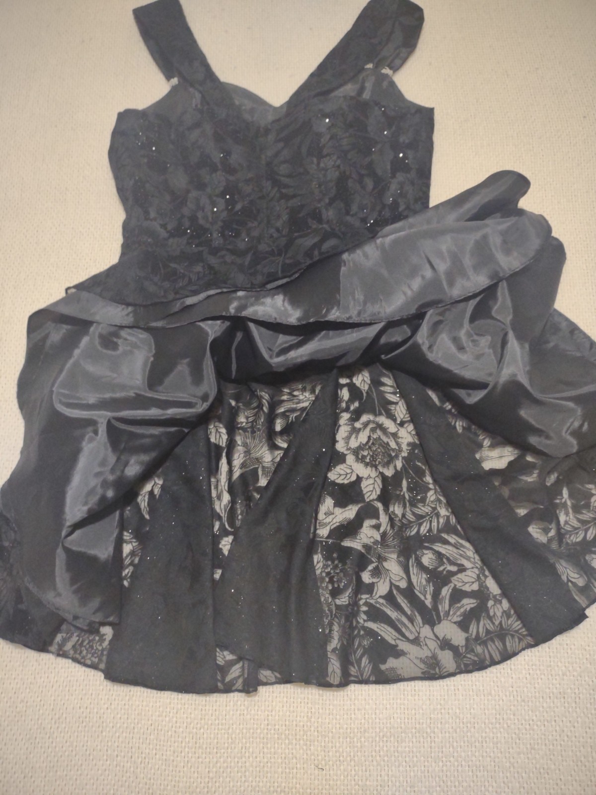VTG 80s Flirtations Dress Small Whimsigoth Dark Fairy Special Occasion Romantic