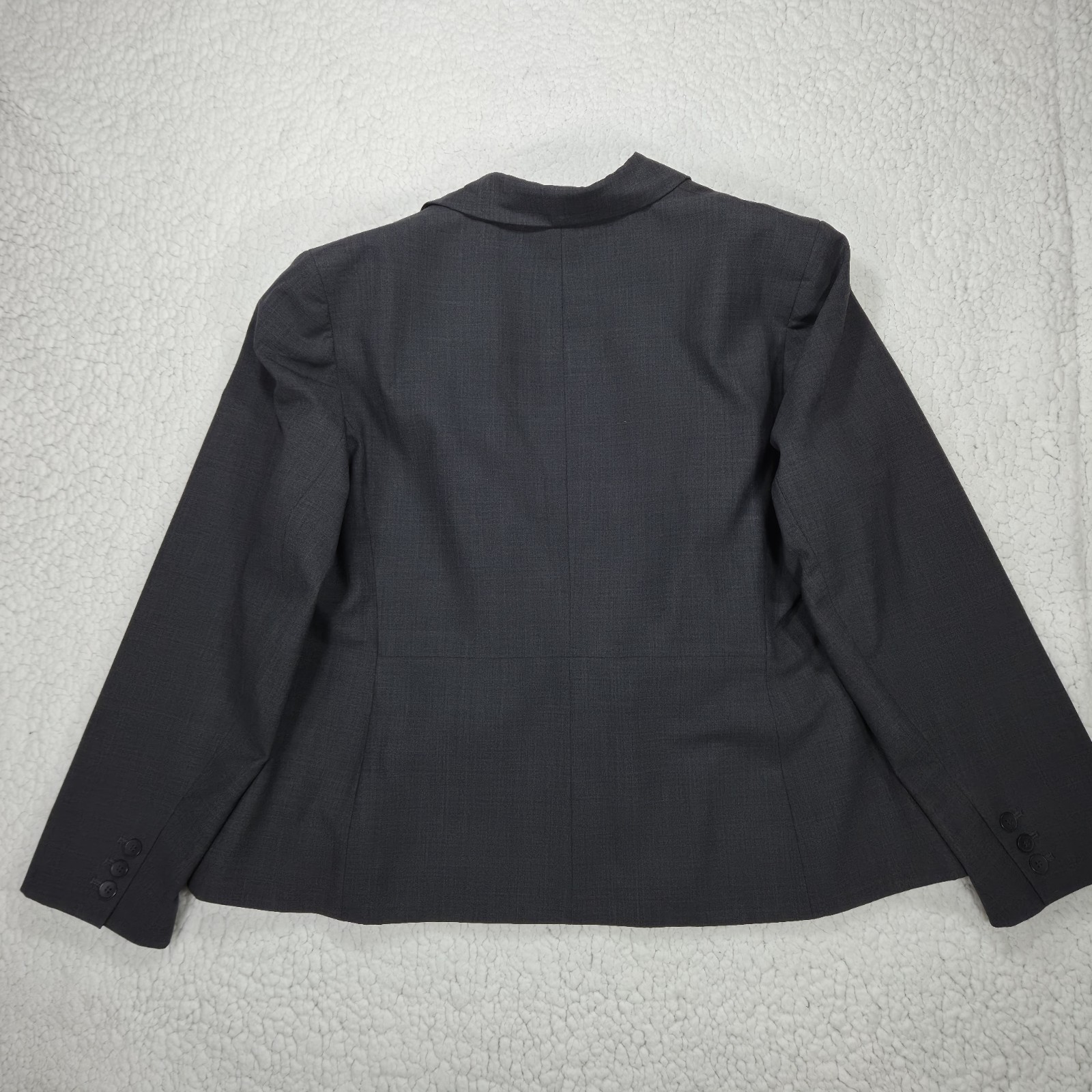 Jones New York Blazer Size 18 Lined Black 2 Button Business Classic Easy Care