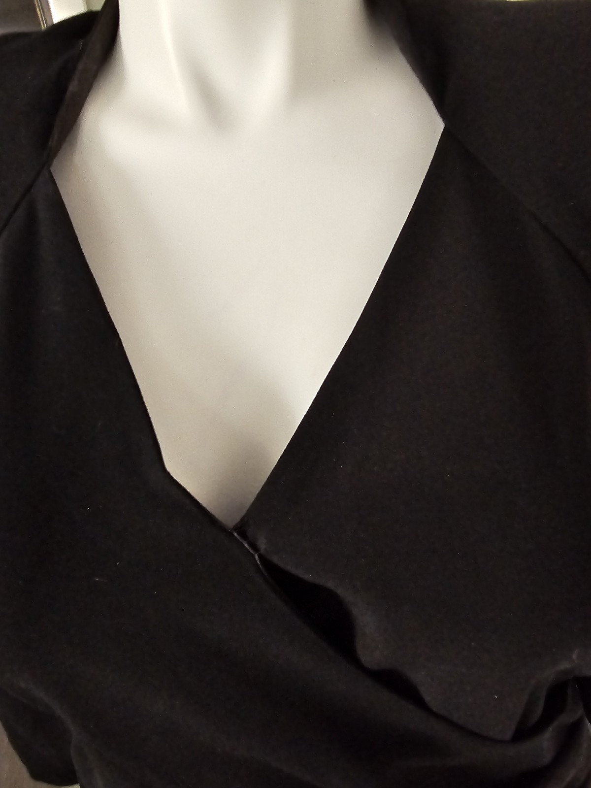 1980s AvantGarde Flapper Revival Retro Glamour Cocktail Little Black Dress Sz 12