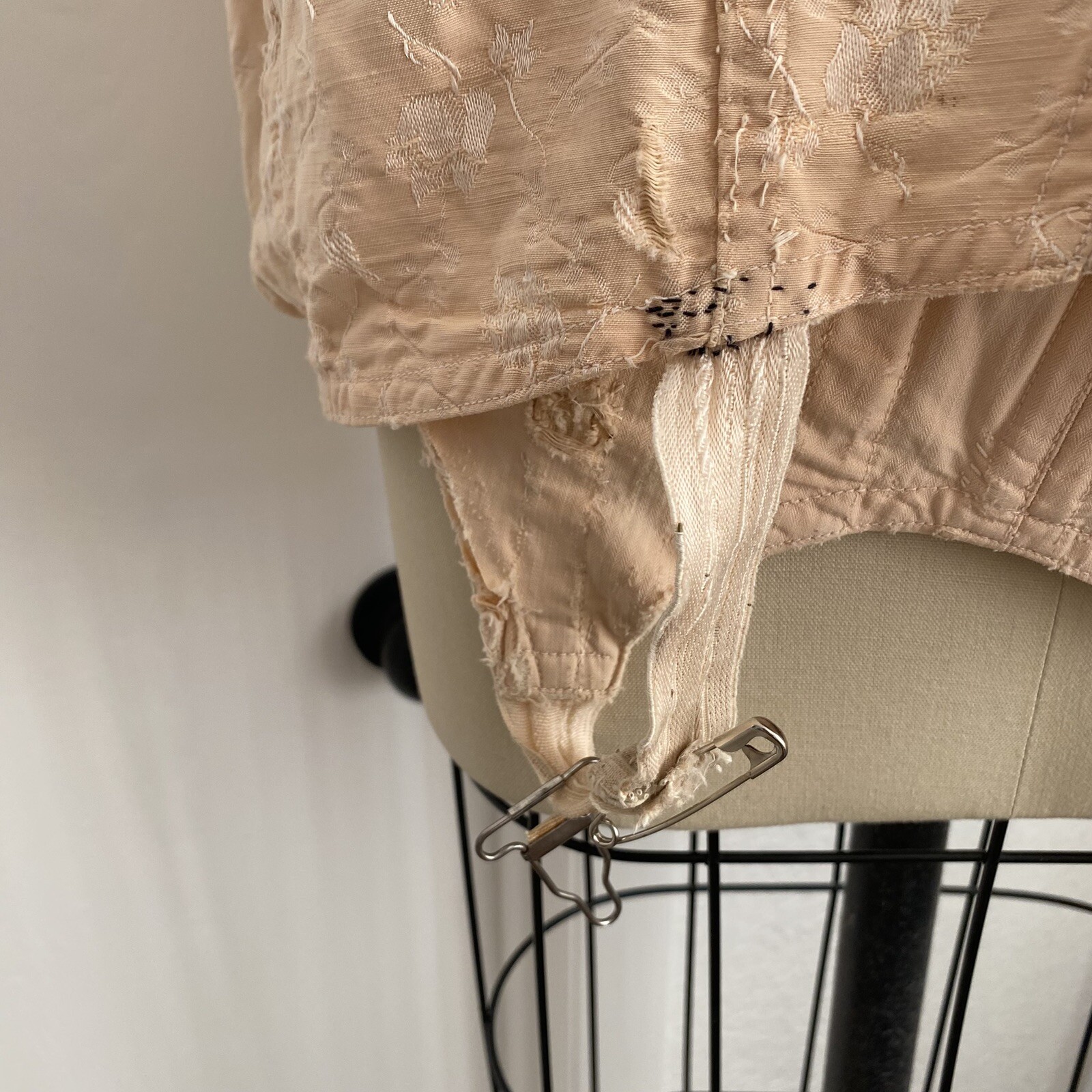 READ Vtg Sears Charmode Corset Girdle Open Bottom USA DAMAGED