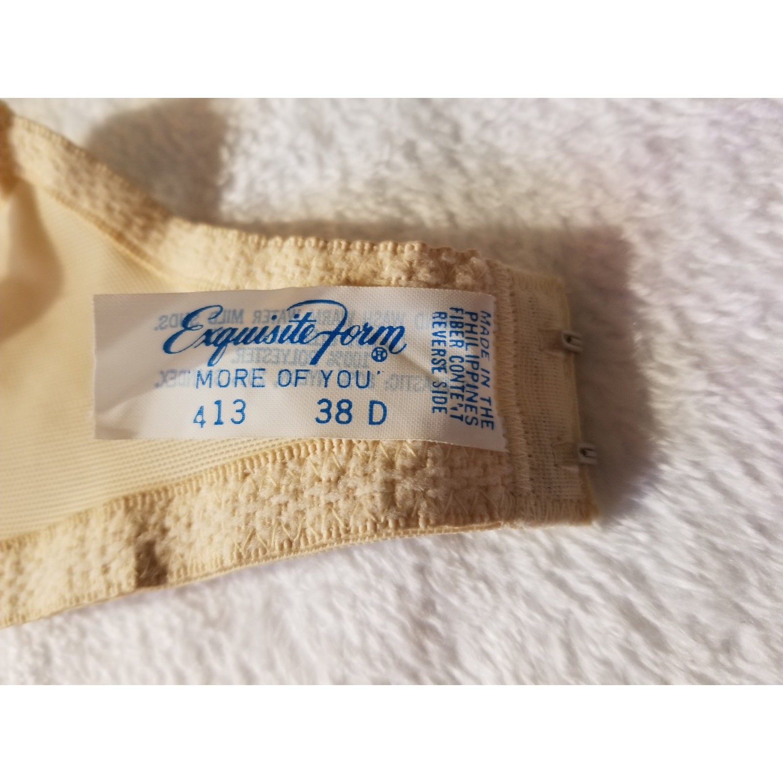 Deadstock Vintage Exquisite Form « More of You » Bra 38D In Box