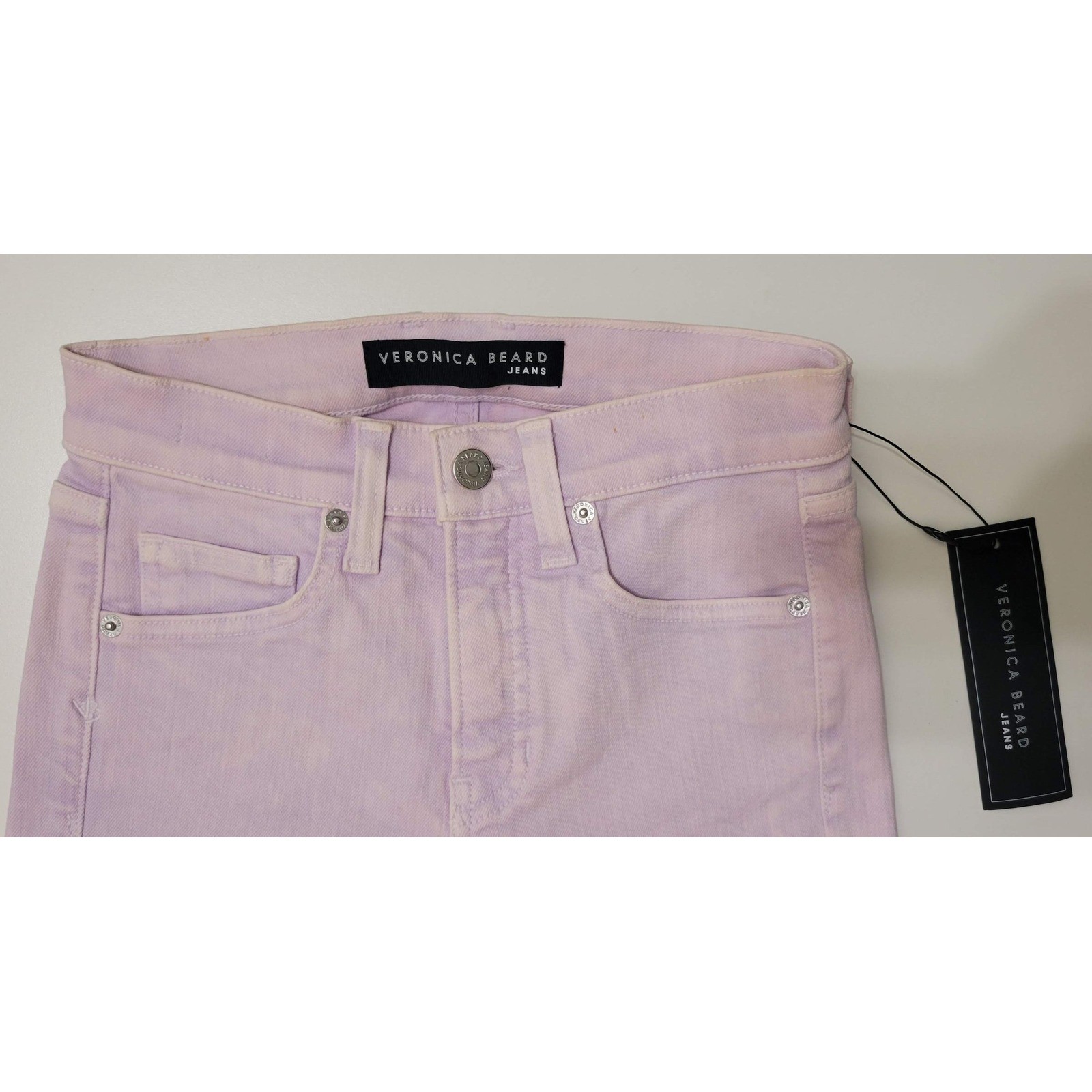 NWT Veronica Beard Lavendar High Rise Kick Flare Jeans