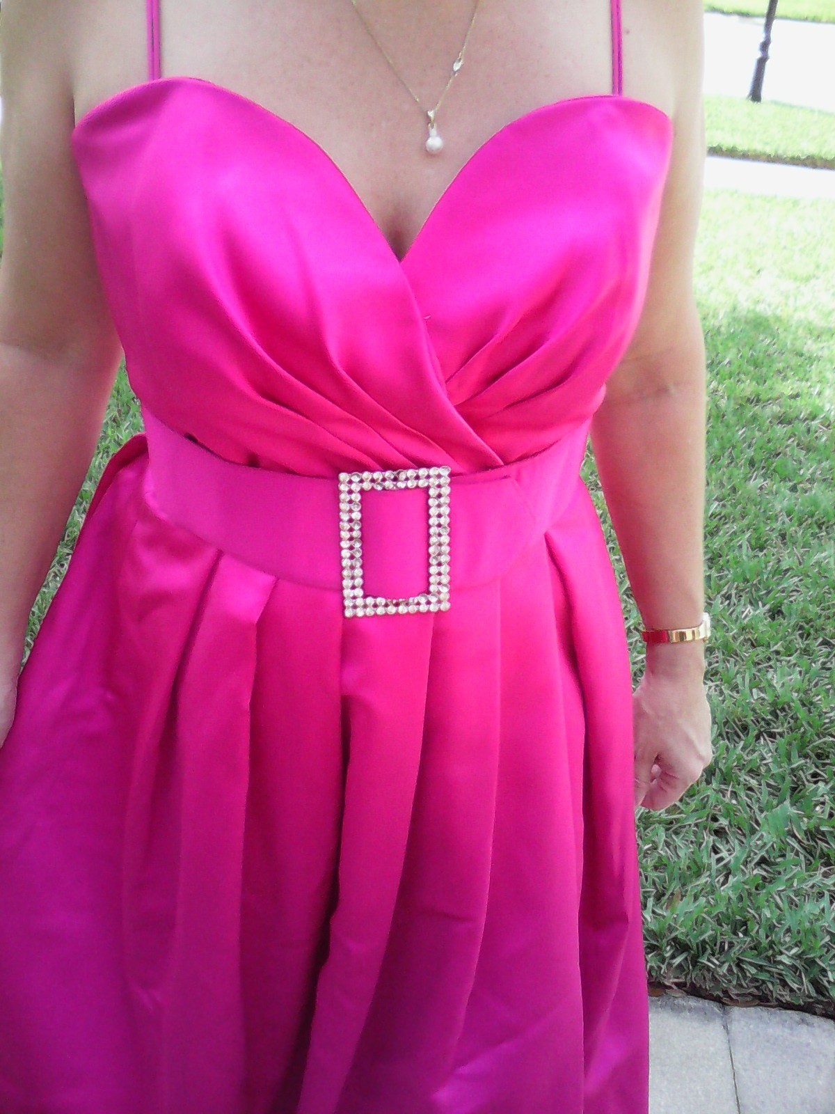 VTG – After 5 by Julie Duroche Lord & Taylors – Fushia Evening Gown (Size 12)