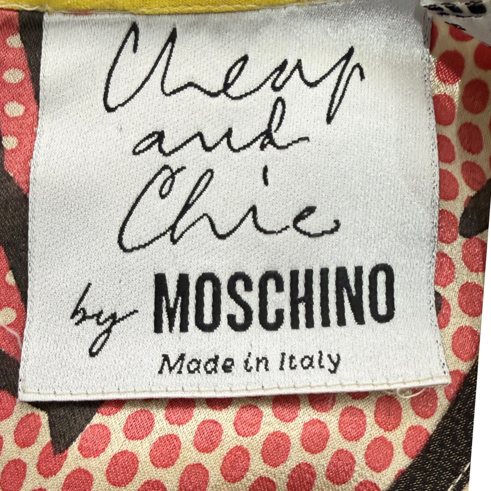 Moschino Cheap and Chic Roy Lichtenstein Pop Art Top
