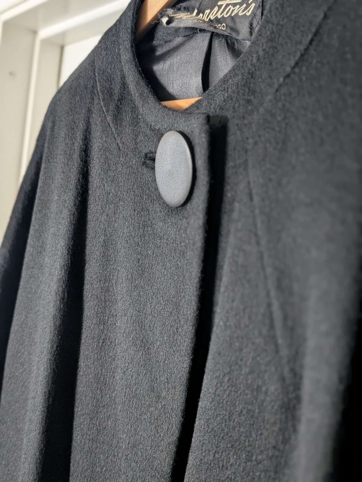 Vintage 100% Alpaca Swing Coat Jacket – Marstons Fully Lined Size M Made In USA