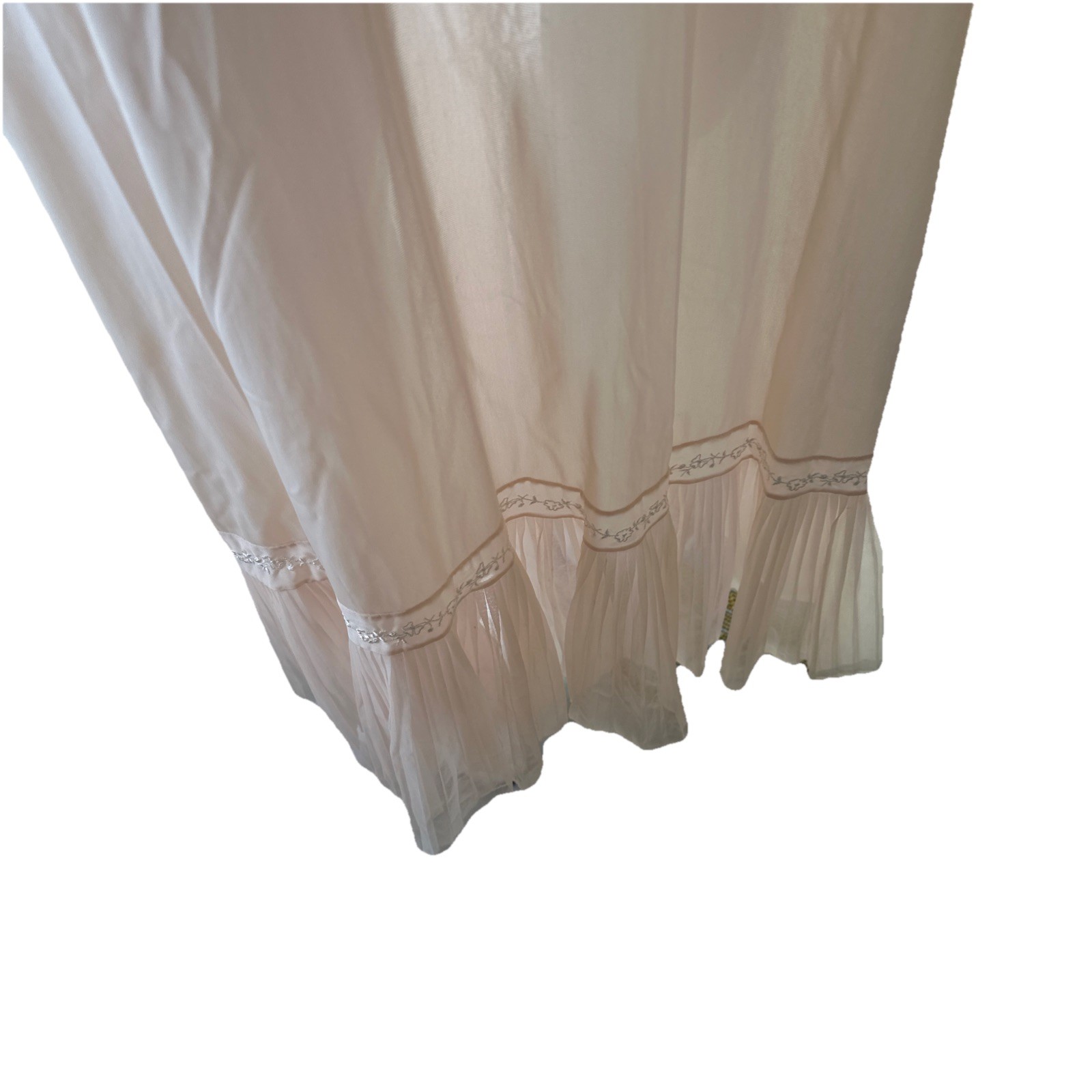 Van Raatle Lingerie Transparent Long Gown Small Vintage Blush Pink Timeless