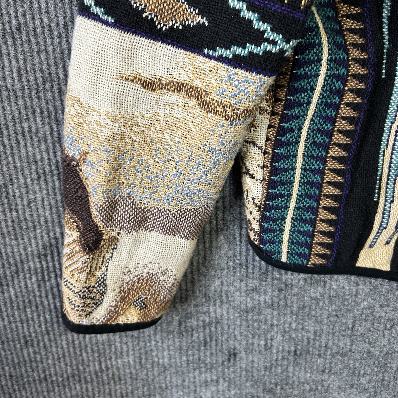 Vintage Western Cardigan Women’s Medium Southwestern Kokopelli Sweater