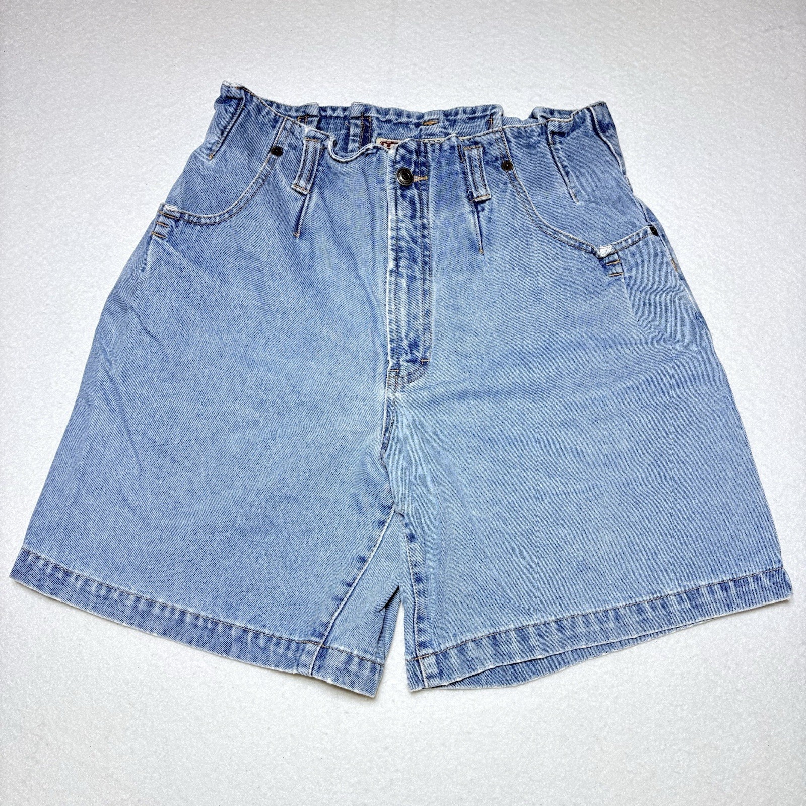Vintage Unionbay Mom Shorts High Waist Denim Size 13 100% Cotton