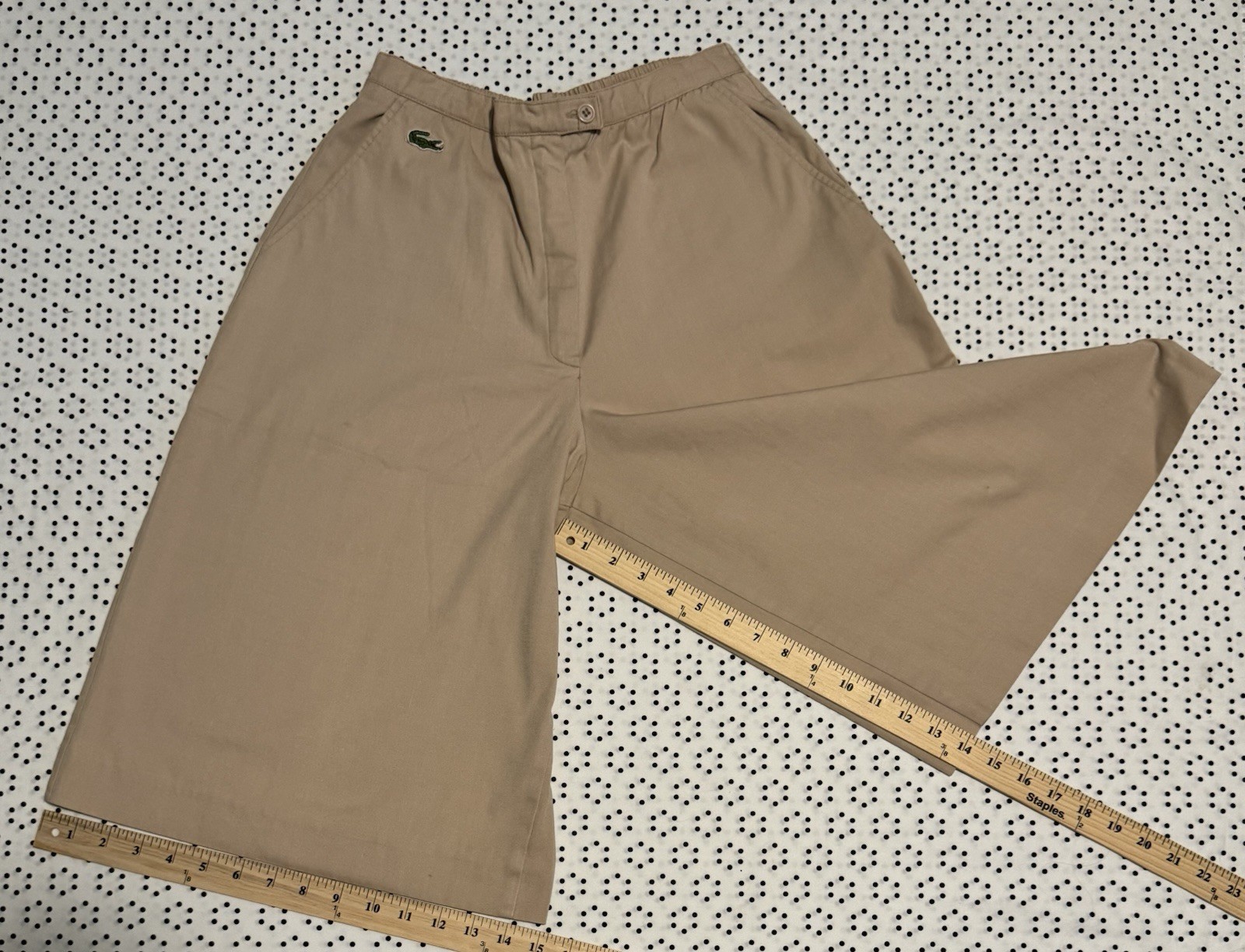 Vintage Haymaker LACOSTE Culottes Gaucho 60&rsquo;s/70&rsquo;s Khaki Knee Knockers Knickers