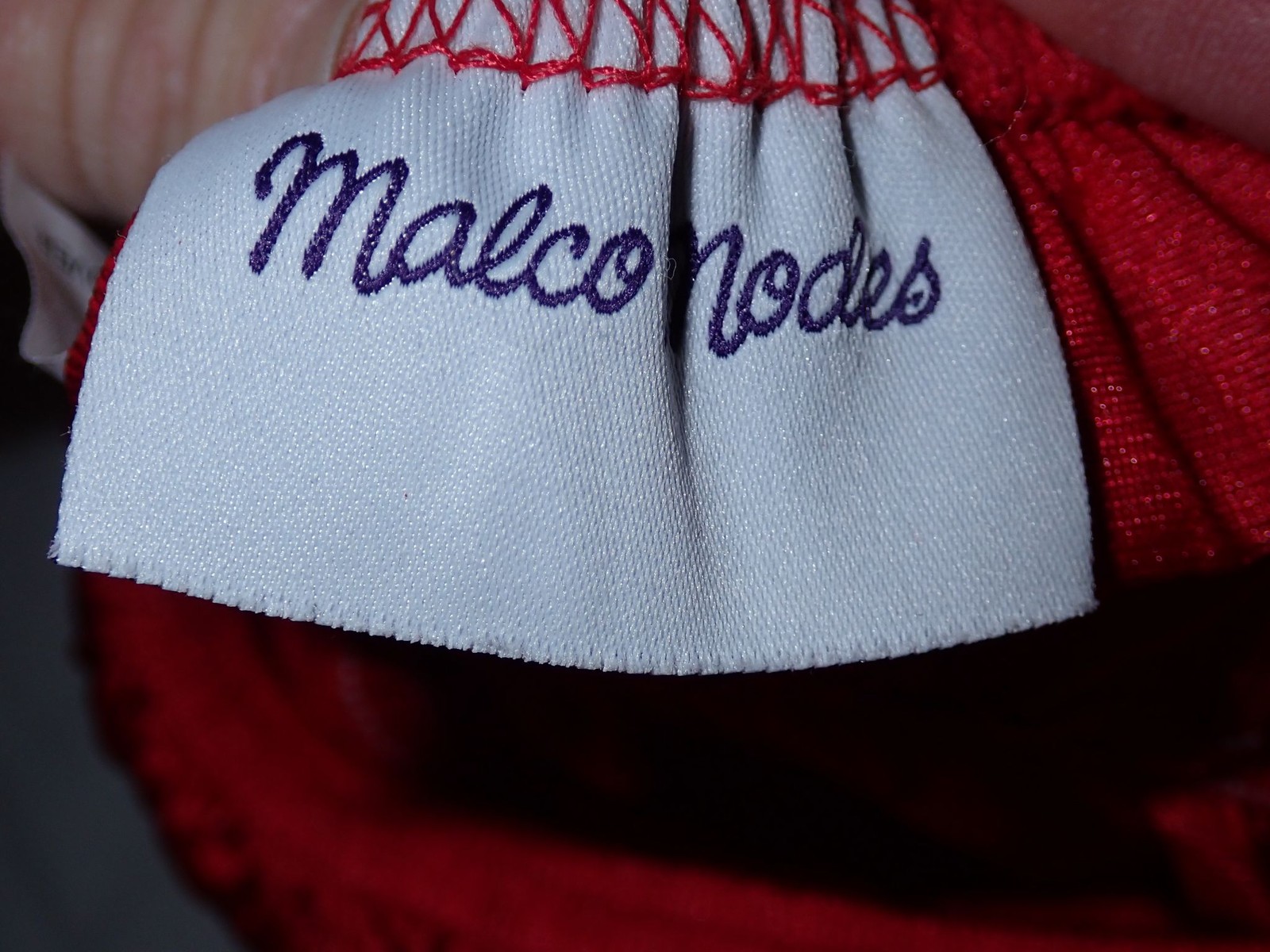 Vintage Malco Modes Square Dance Pettipants Bloomers L Red Ruffle Lace Pinup
