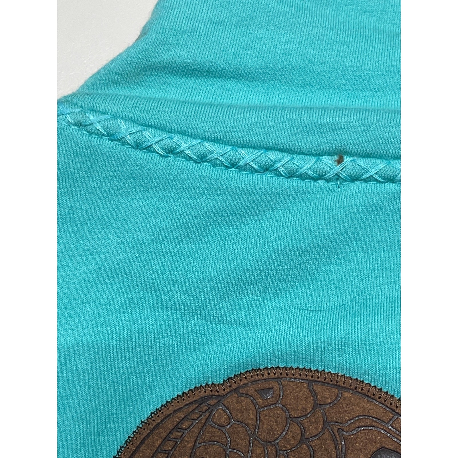 Luxirie by LRG Activewear Zip Front Aqua Sweatshirt Jacket size XL
