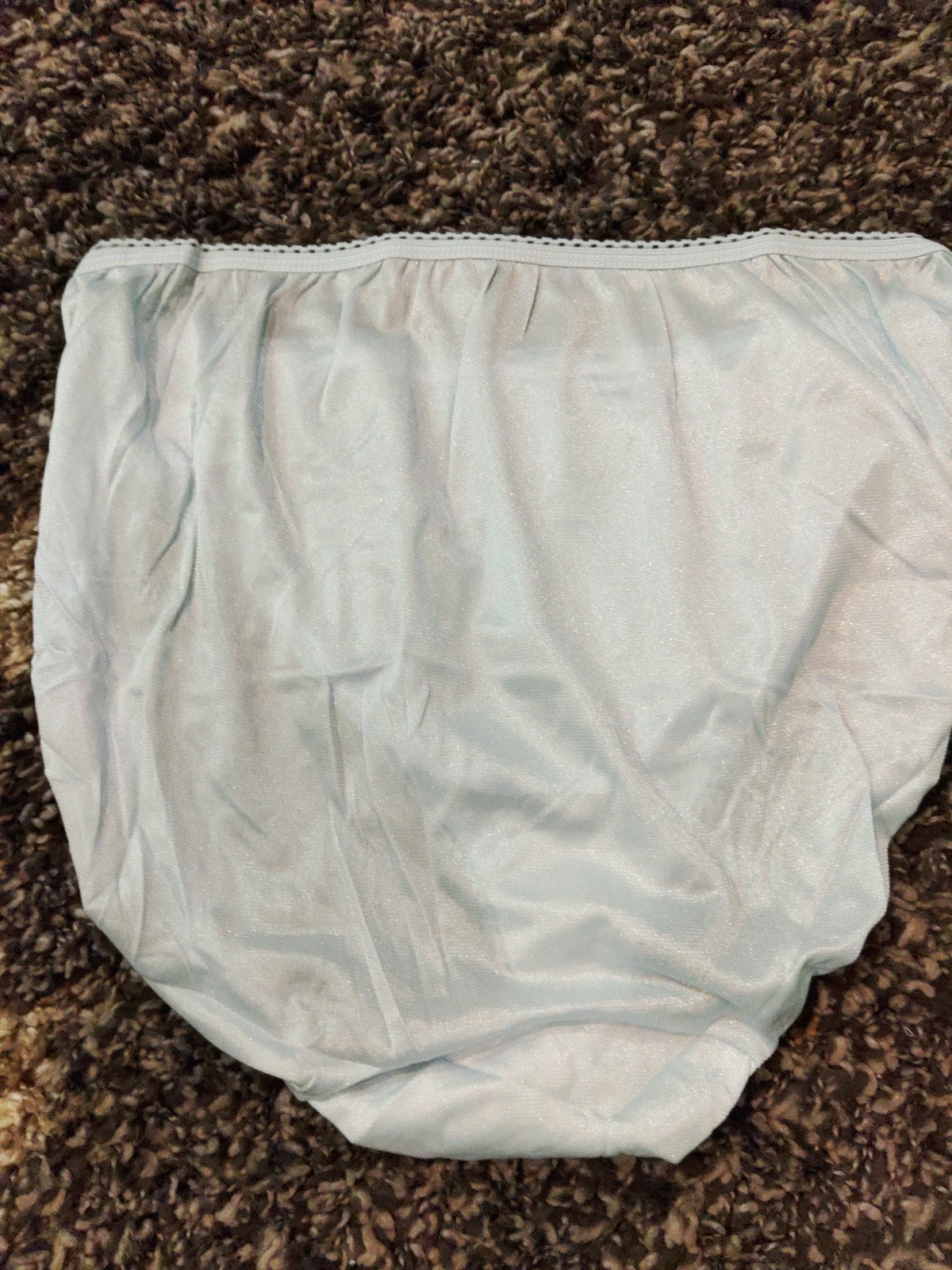 NEW! 2 Pair Vintage Trend Basics Nylon High Cut Briefs Panties Size 8 Silky Soft