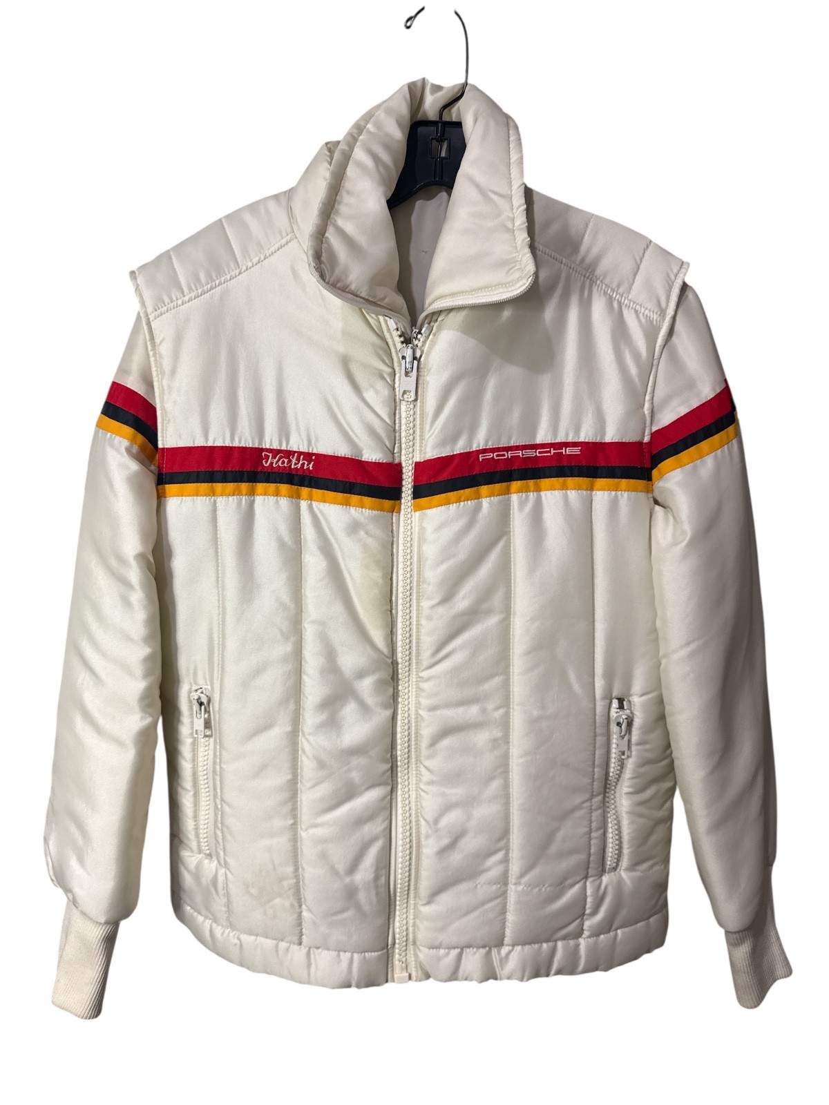 Vintage Porsche Jacket Women’s EU 42 Equipe Sportswear West Germany Racing Coat