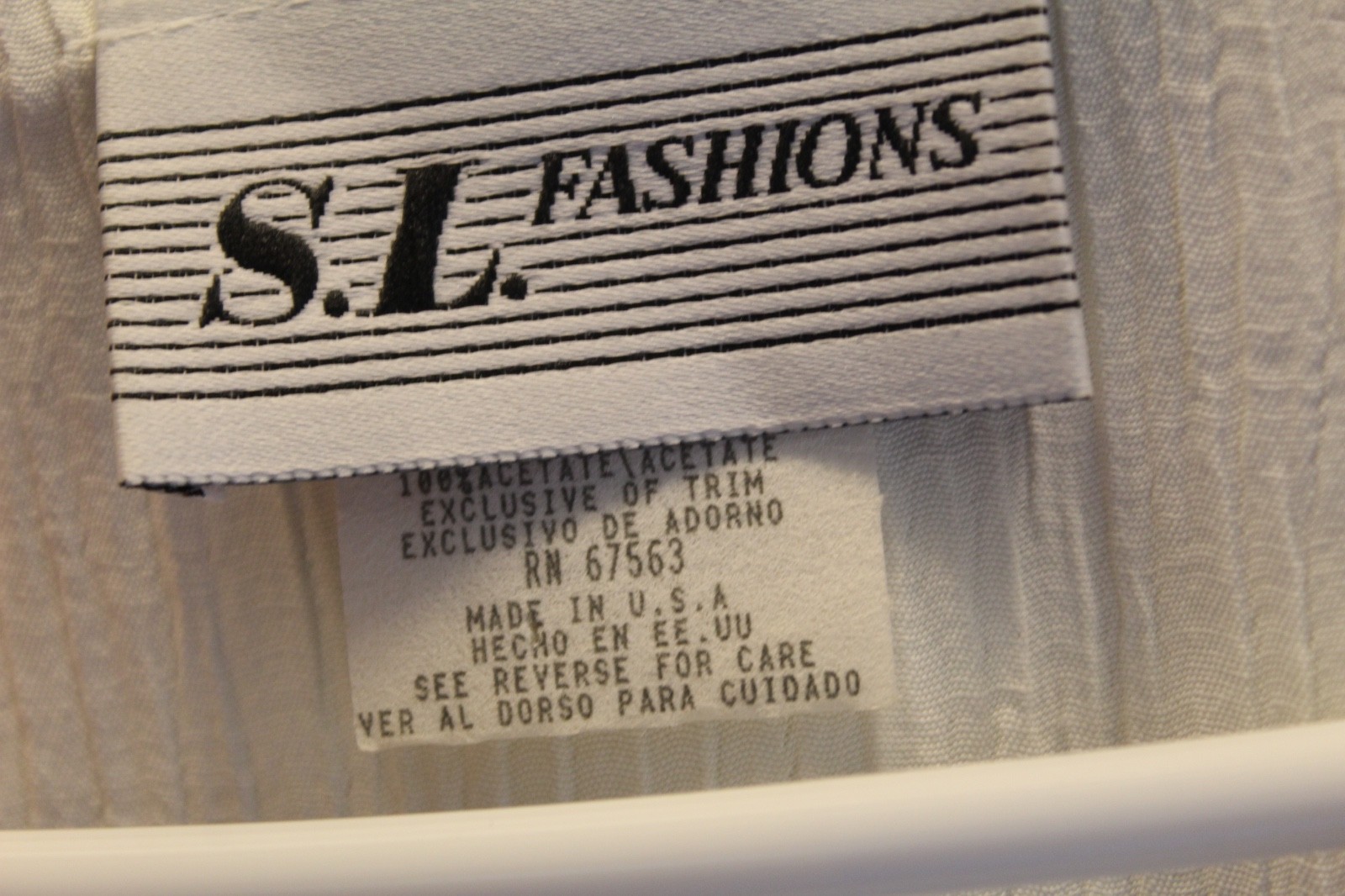 VTG SL FASHIONS 2 PIECE IVORY LONG DRESS & JACKET WEDDING, FORMAL SIZE M TAG 16