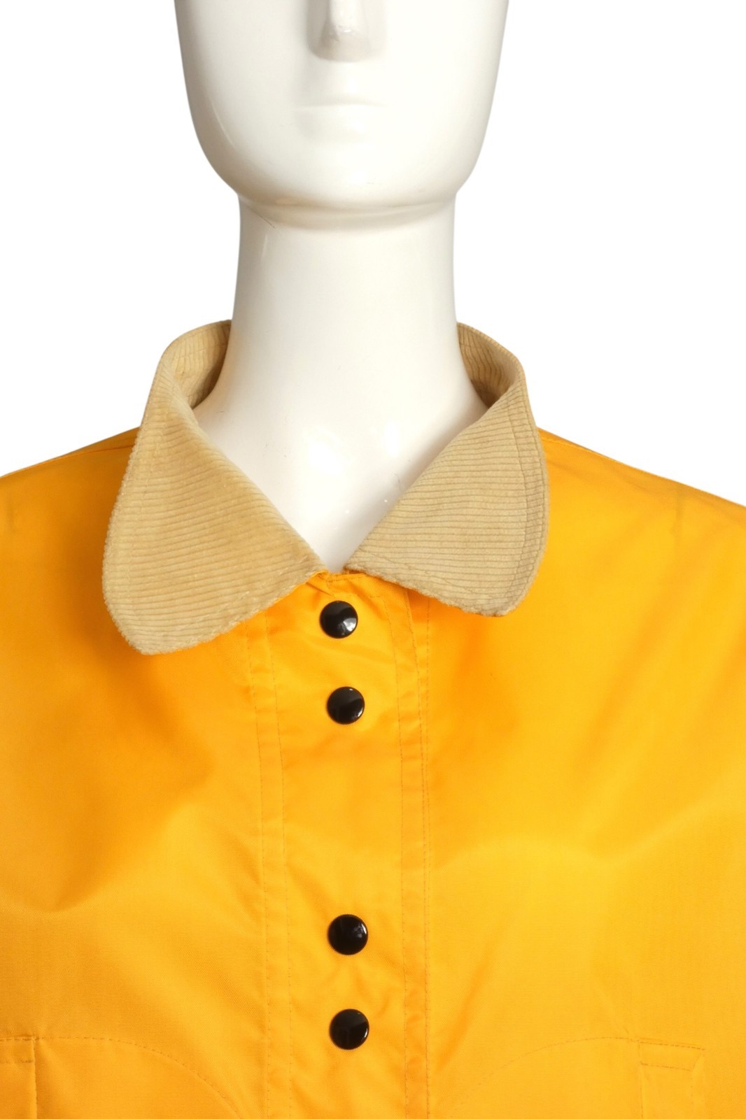 PIERRE CARDIN- 1998 Yelllow Rip Stop Jacket, Size 8