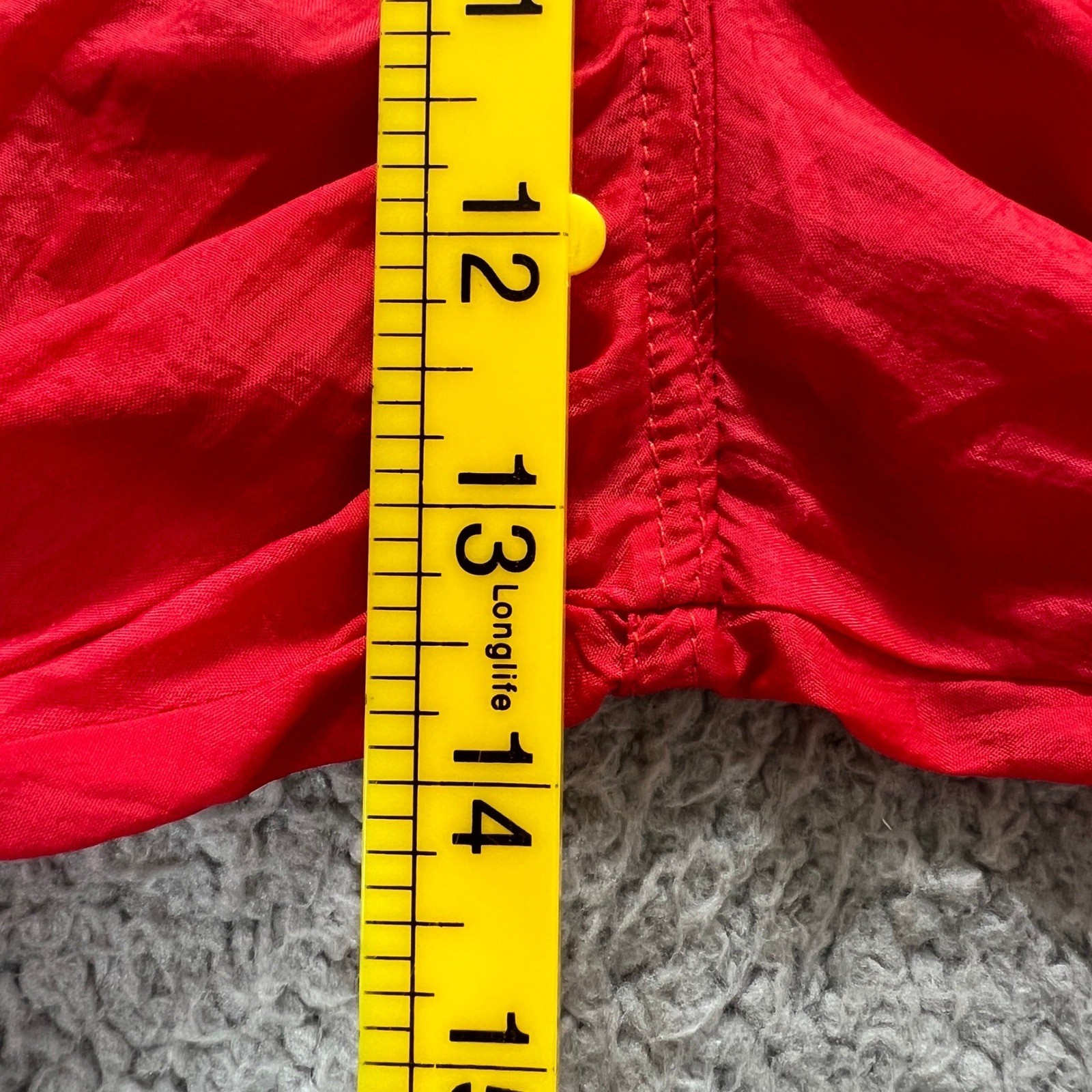 Guess Sport Track Pants Junior Medium Red Nylon Vintage 90s Windbreaker NWT