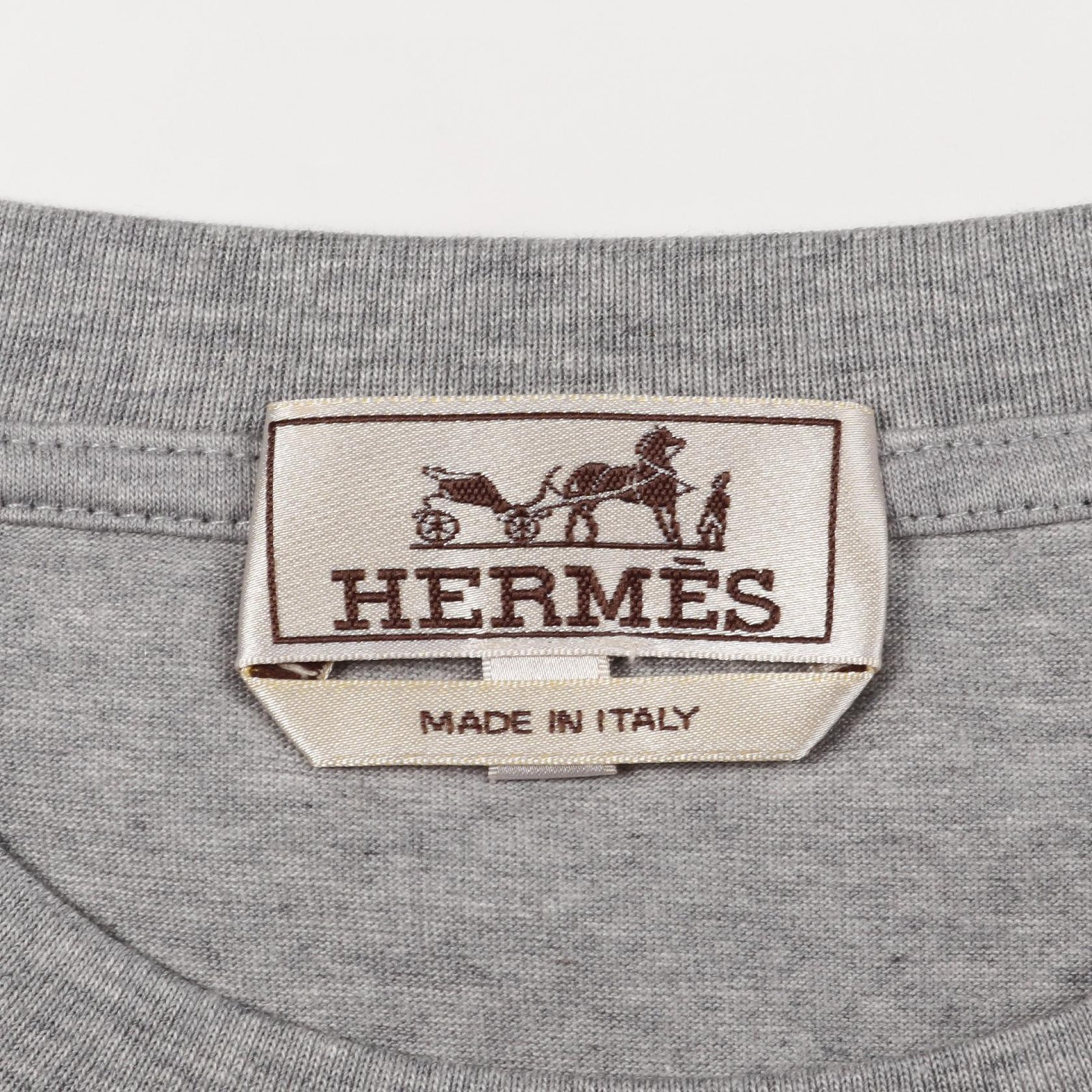 HERMÈS Hermes Mini Leather Patch Cotton Top – DUTY FREE