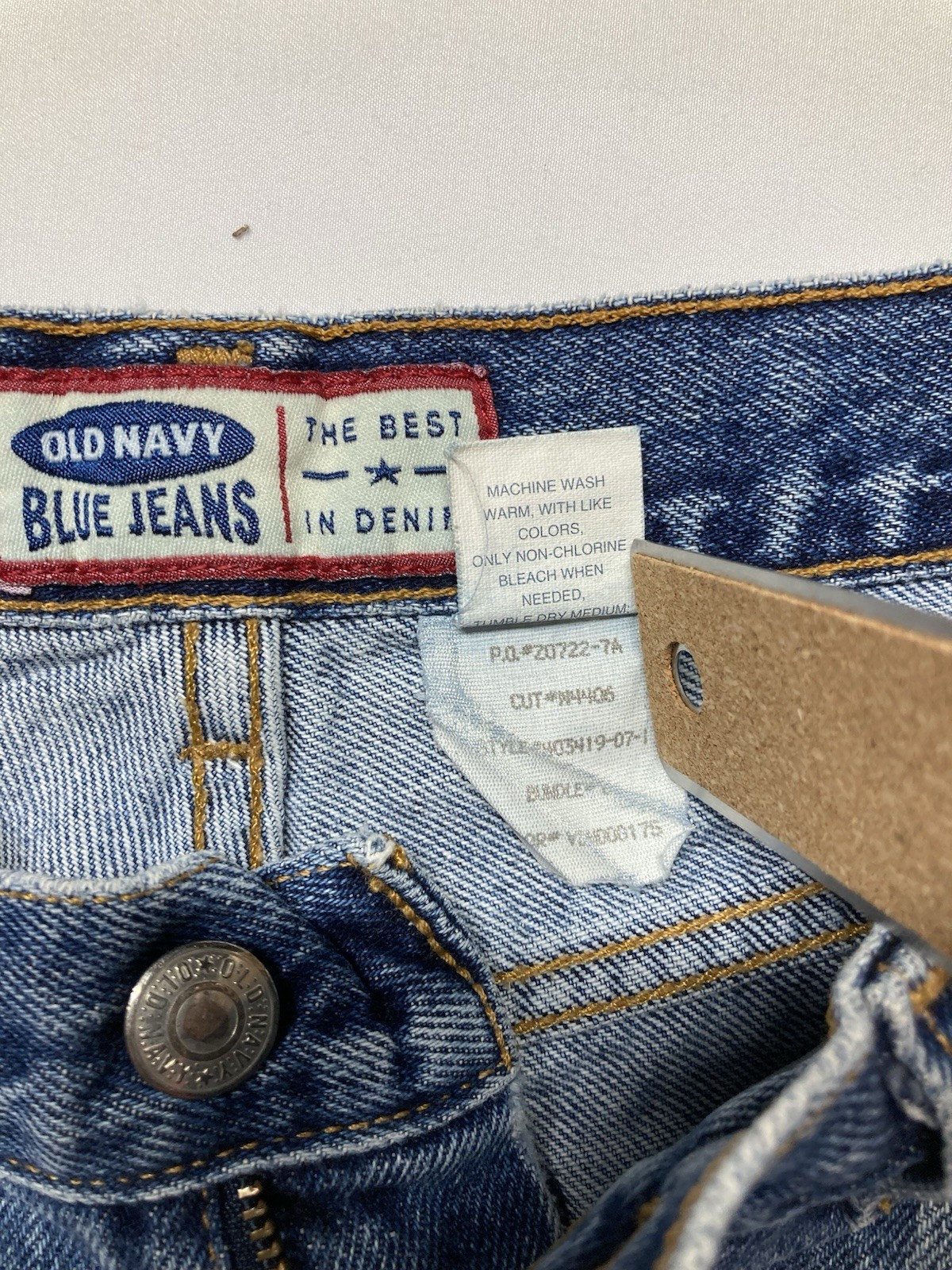Old Navy Jeans 8 Regular Y2K Thick Denim No Stretch 26 X 29.5 Inseam High Waist