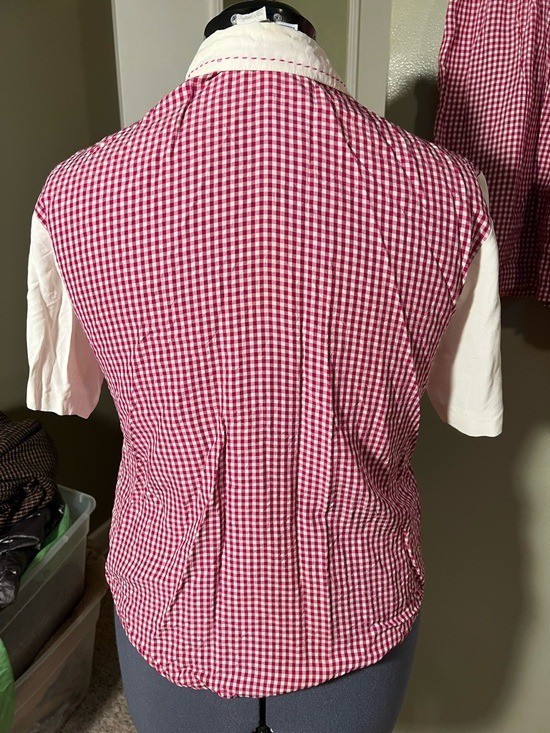 Vintage Sophisticates by Jonathan Martin Women&rsquo;s Skirt Set Pink White Gingham