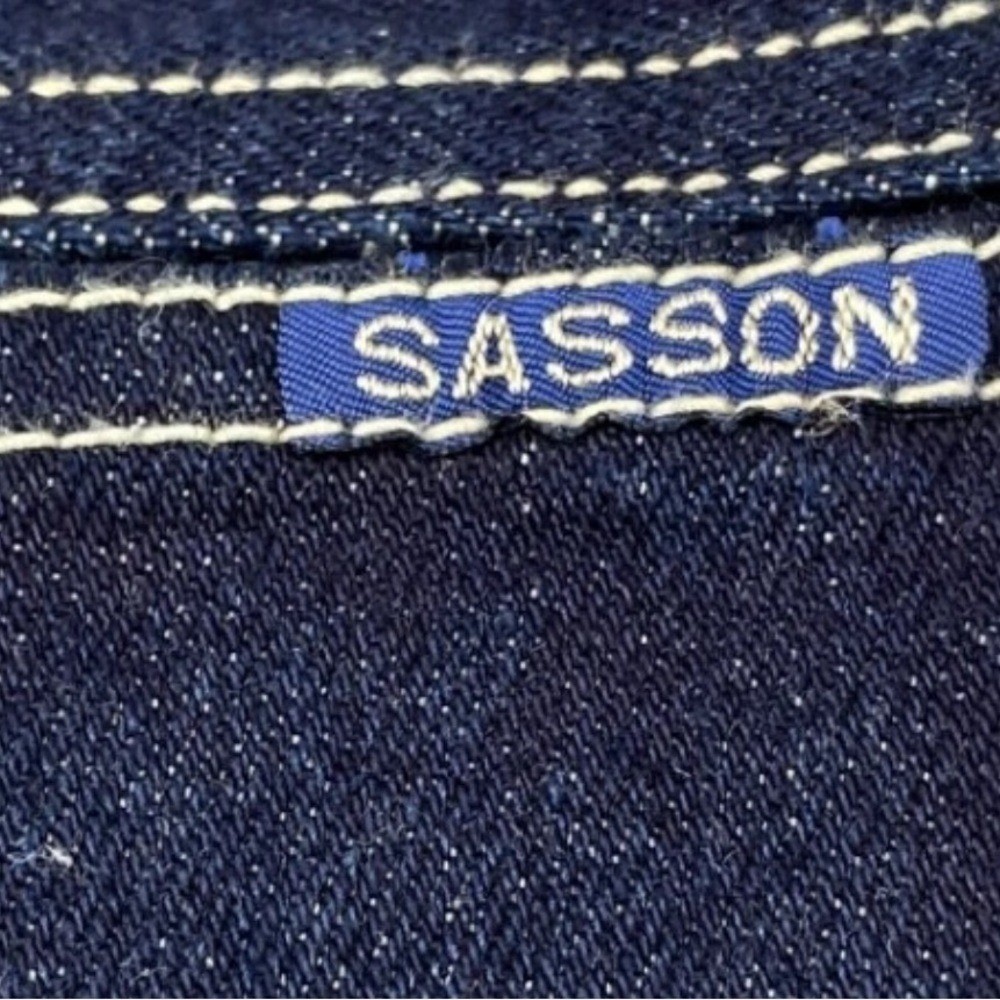 👖🛼 SASSON « Madame » High-Rise Straight Jeans | Vintage Late 70s Japan | Sz 14