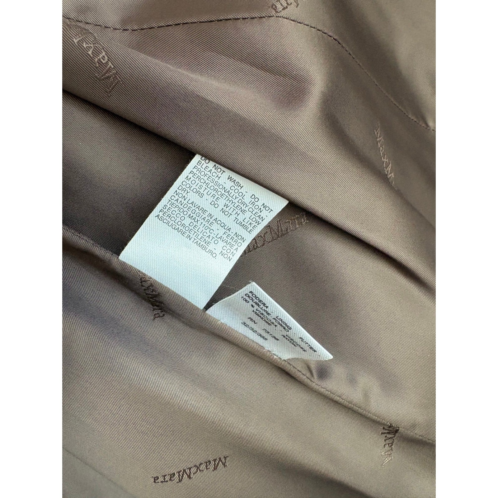 Vintage Max Mara Alpaca Wool Belted City Overcoat Old Money Quiet Luxury Preppy