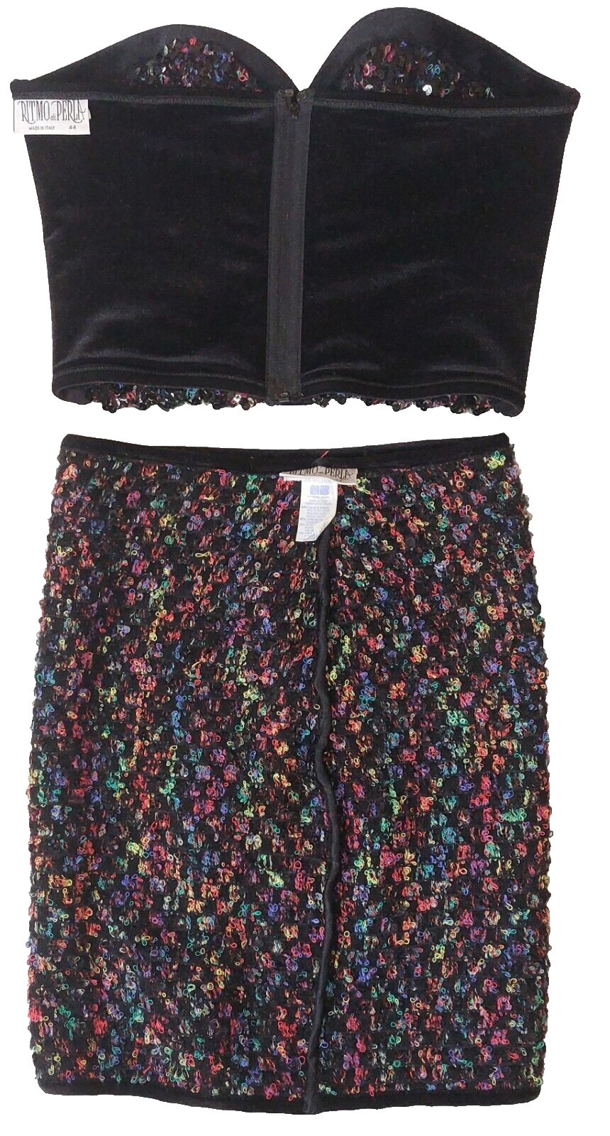 Ritmo Di Perla Stretch Corset and Stretch Skirt German Size 38 Italy 44