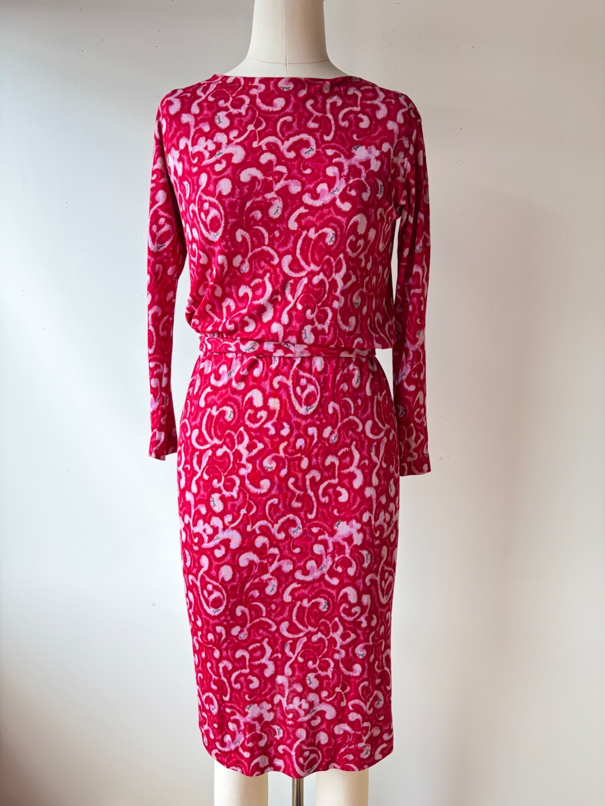 1960&rsquo;s Red Emilio Pucci Lord & Taylor dress Silk jersey knit Excellent condition