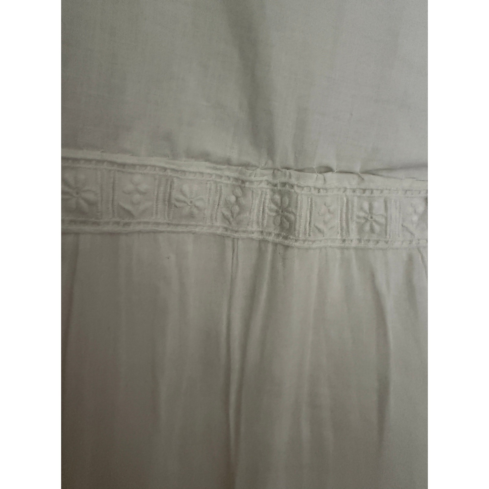 Antique Layered petticoat Double layered lace hand embroidered skirt maxi