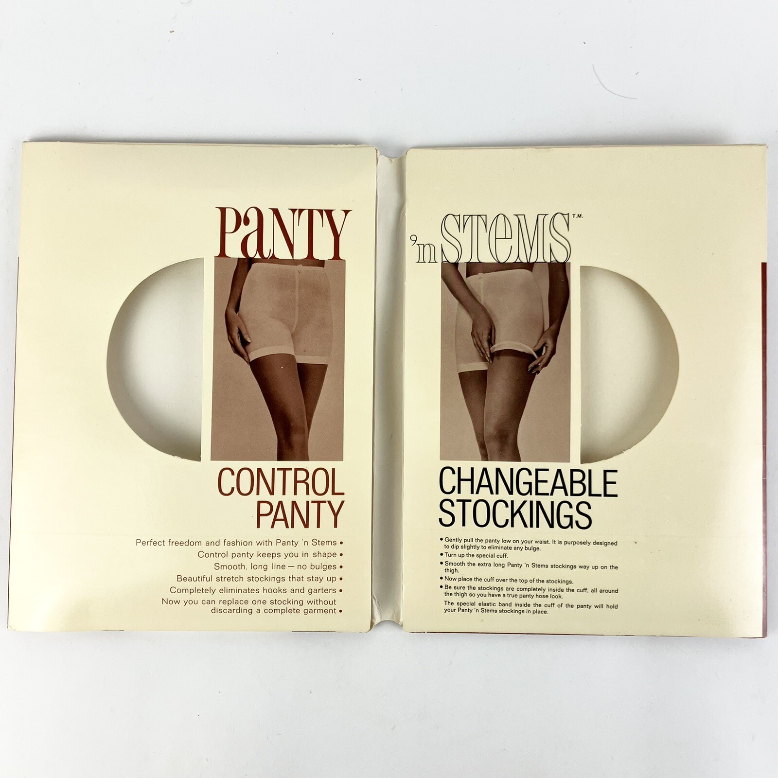 Mojud Control Panties 1960s Union Made Sheer Extra Firm Control White Large Vtg