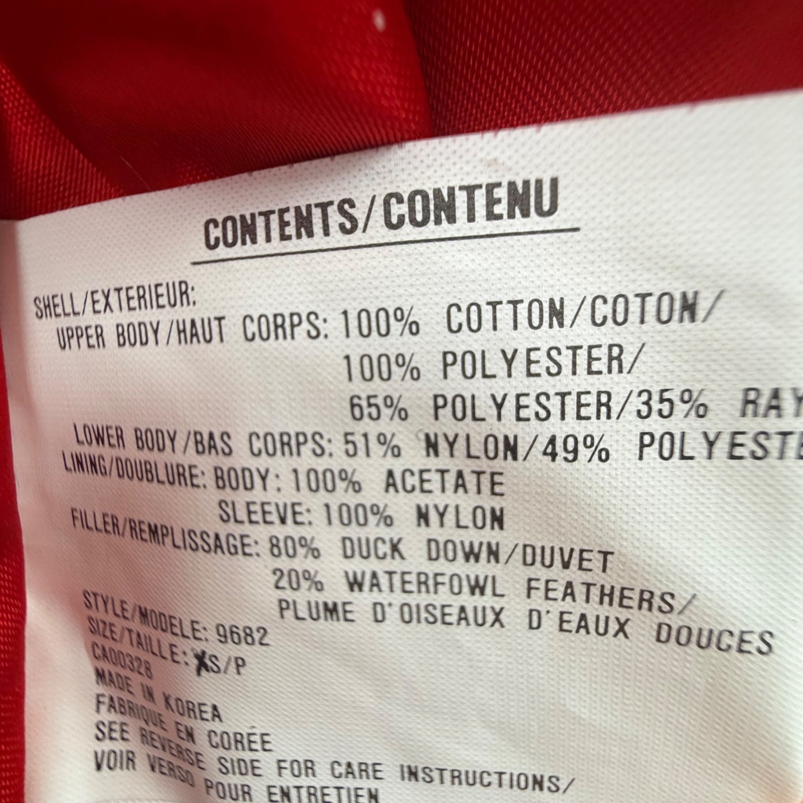 Vintage Pizazz Duvet Down Puffer Jacket XS Patchwork Velvet Brocade 80s 9682