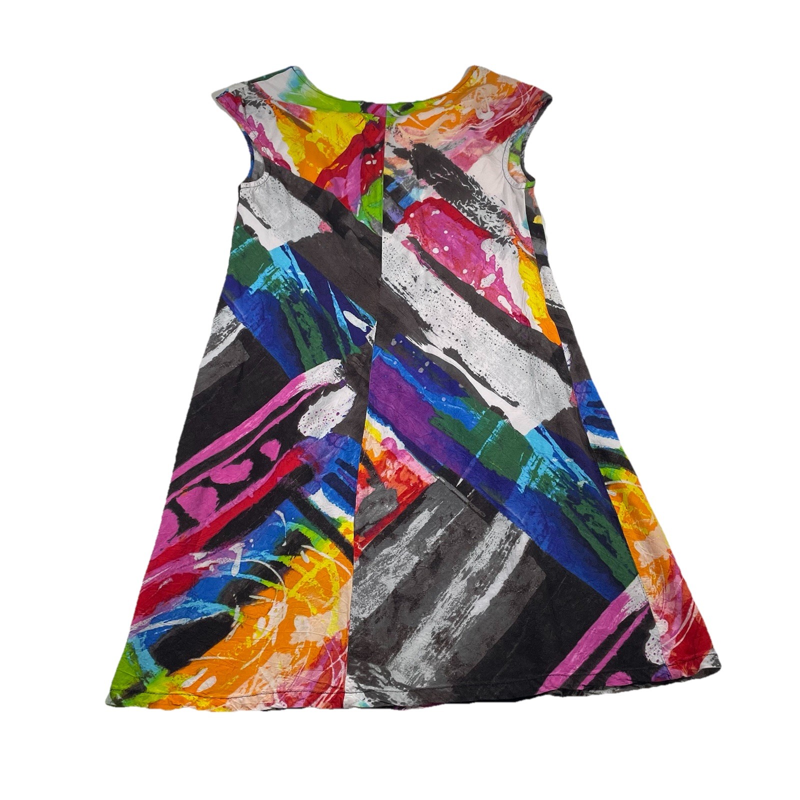 Jams World Womens Hawaiian Dress S Cosmos Graphic AOP Abstract USA Hawaii Rayon