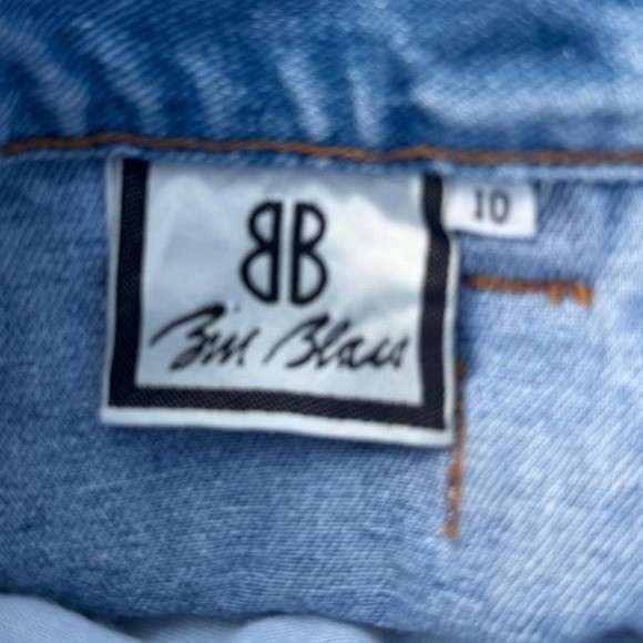 Vintage Bill Blass Denim Midi Skirt 26-28 Waist