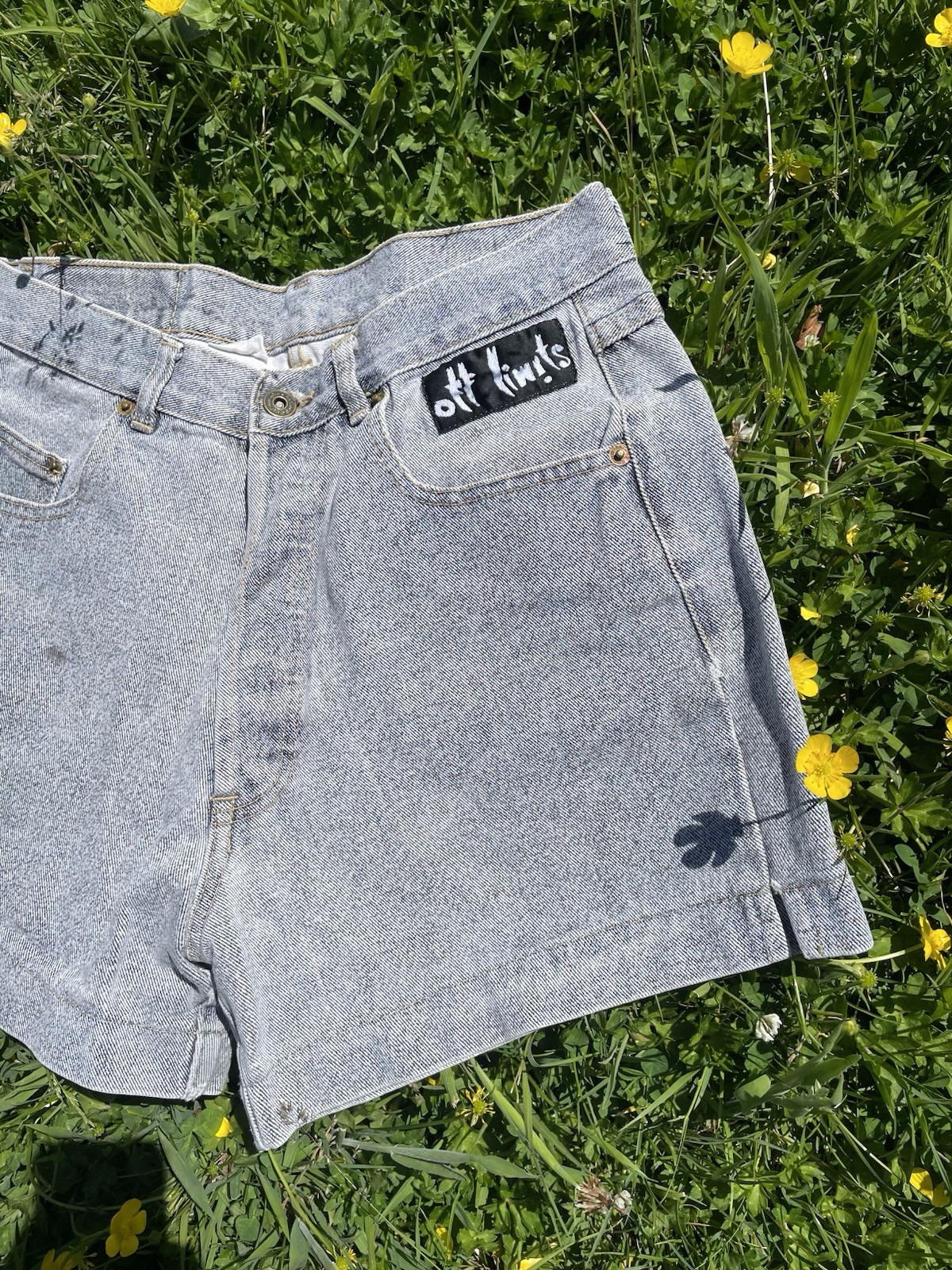 Vintage Off Limits Denim Shorts Size 9 Women&rsquo;s 26-28in Waist 80s 90s Retro