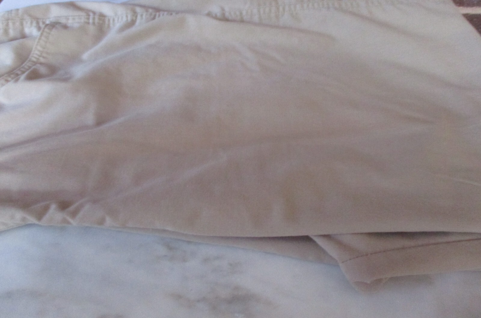 P.S. Gitano Pants Size 36/22W Reg.Beige -Zip/Button/Elastic/ Belt Loops Waist