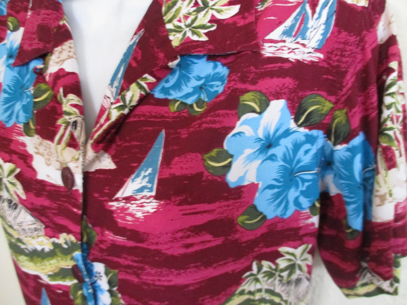 VTG 90&rsquo;s Basic Editions Aloha Shirt Size Medium