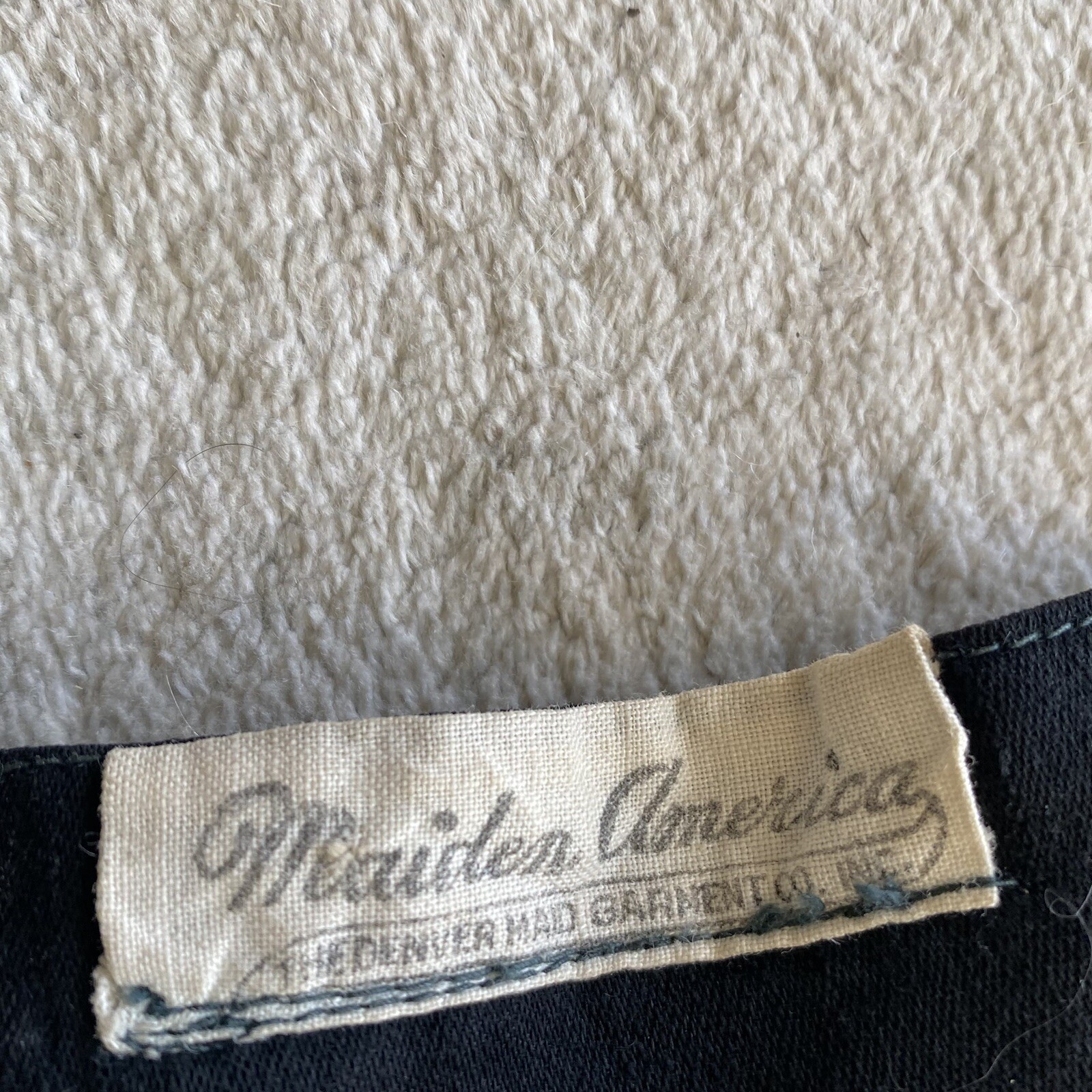 RARE VTG Women&rsquo;s 1930s 30s Maiden America Black Bloomers Divided Skirt 23&Prime;