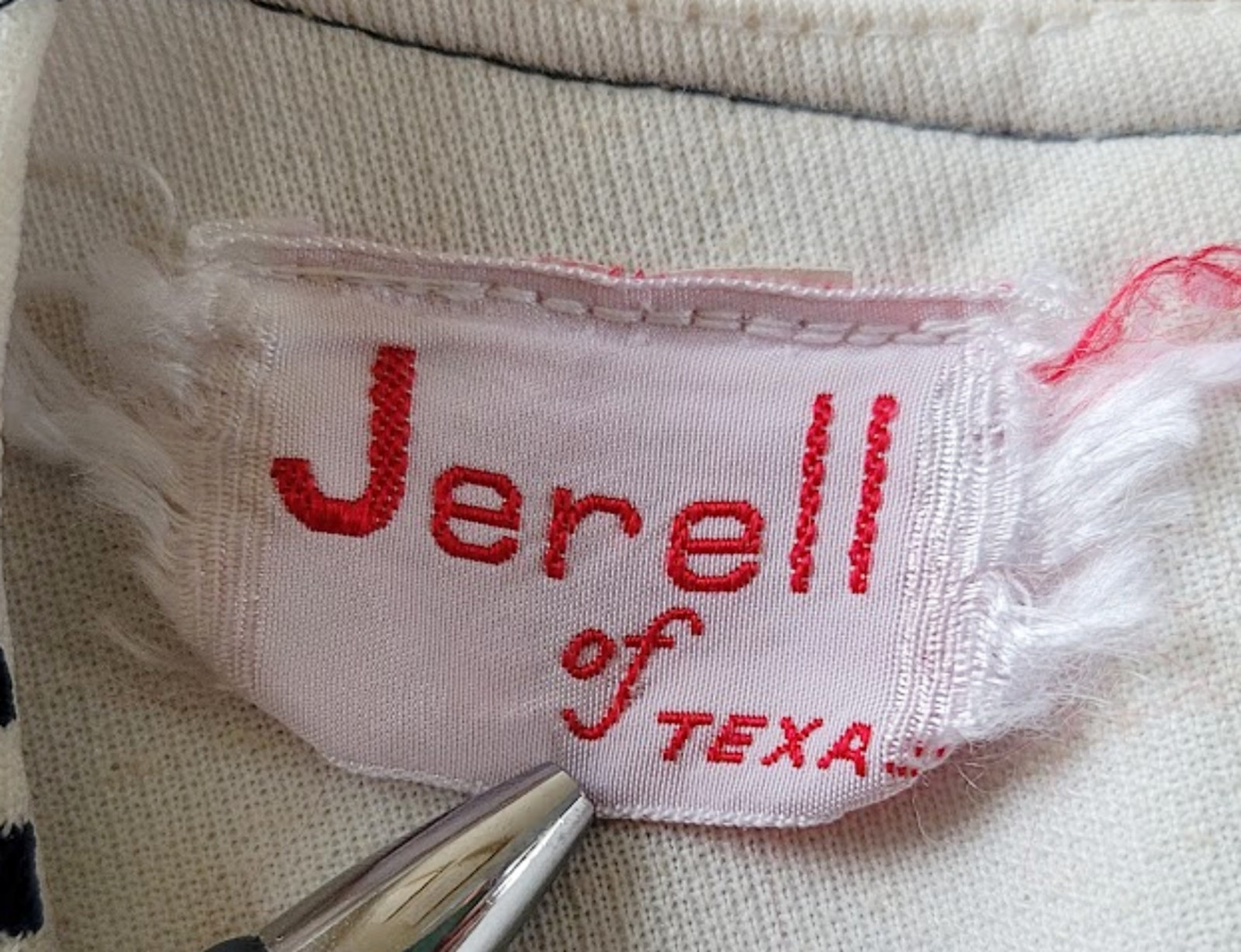 Vintage 60&rsquo;s JERELL of TEXAS Nautical Dress White Navy Stripe Mod Fit Flare