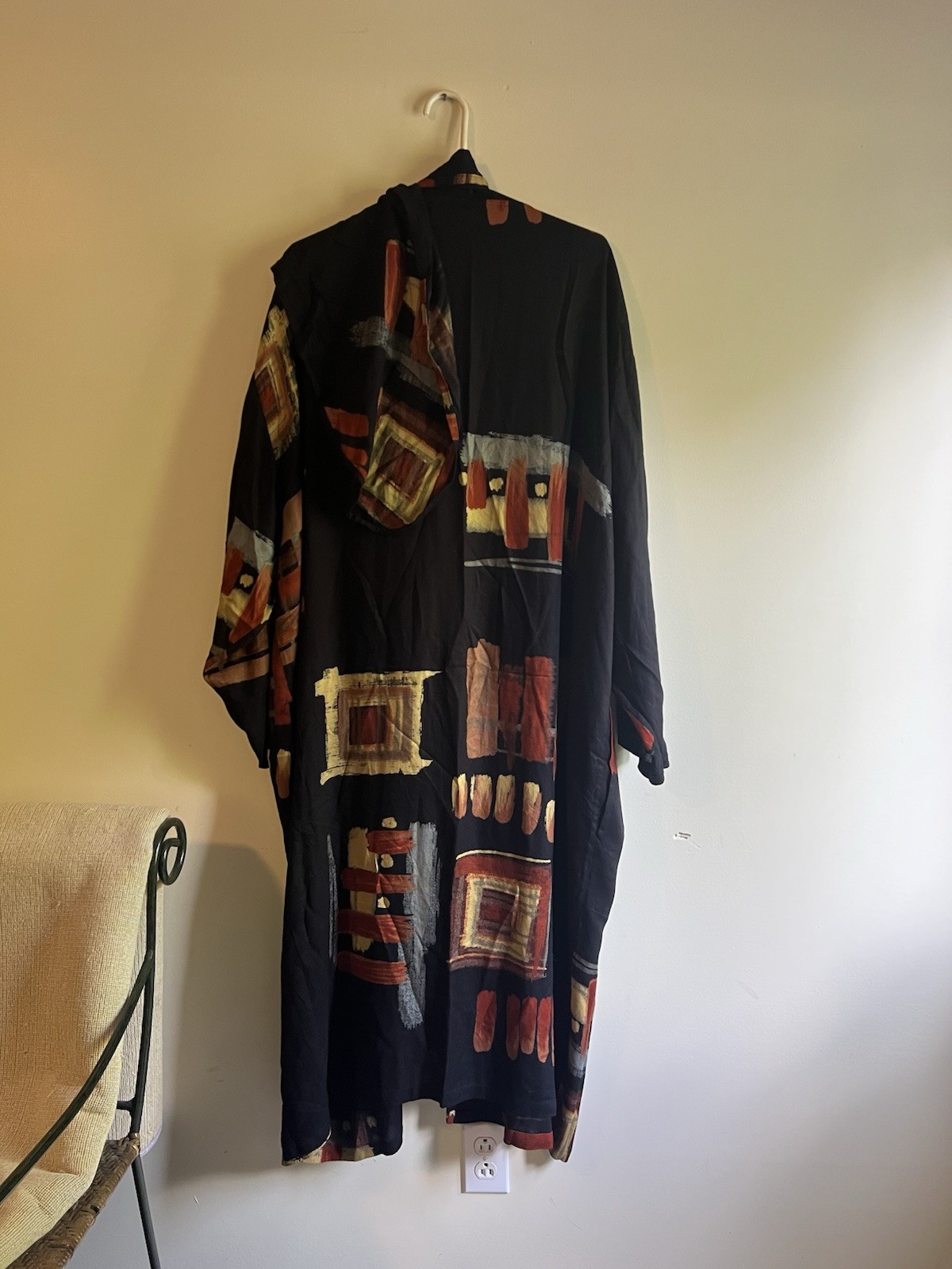 KEMBALI VINTAGE RAYON KIMONO DUSTER LAGENLOOK ART TO WEAR