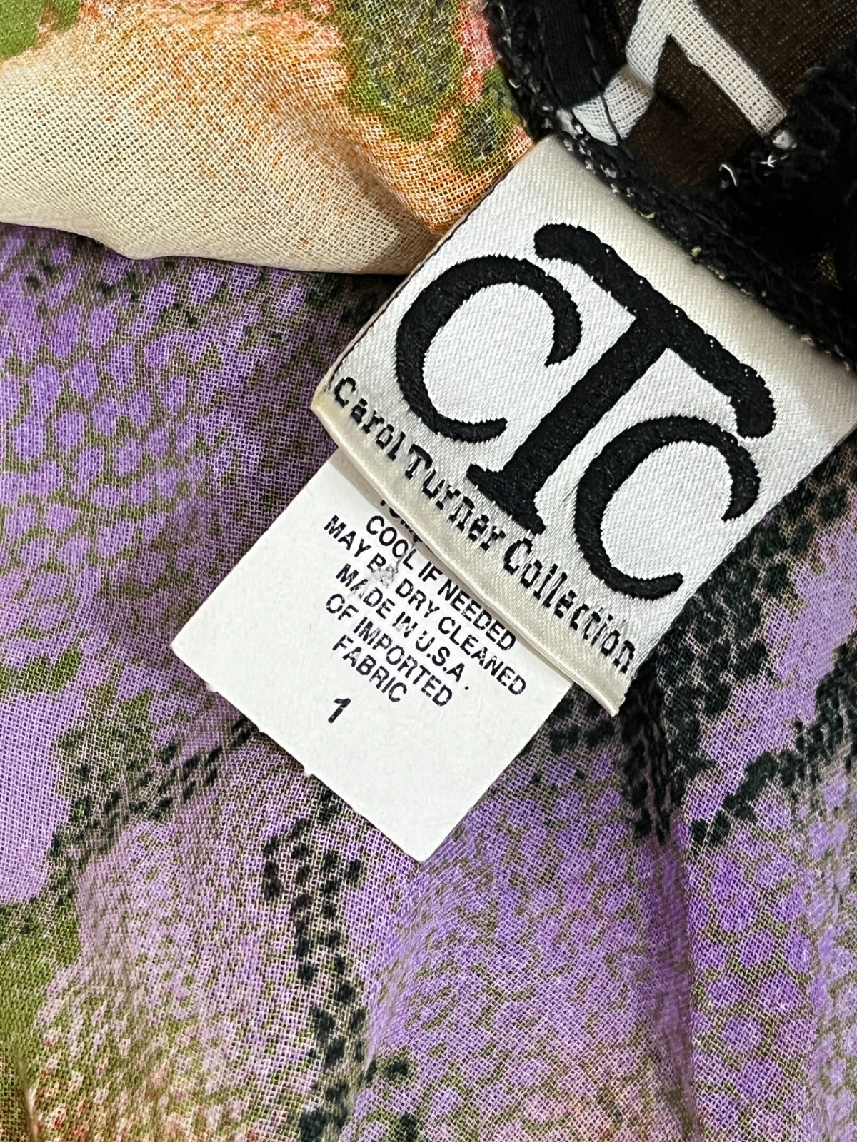 Vtg 80s Womens Patchwork Lightweight Jacket Sheer Art To Wear CTC Sz 1X Cardigan