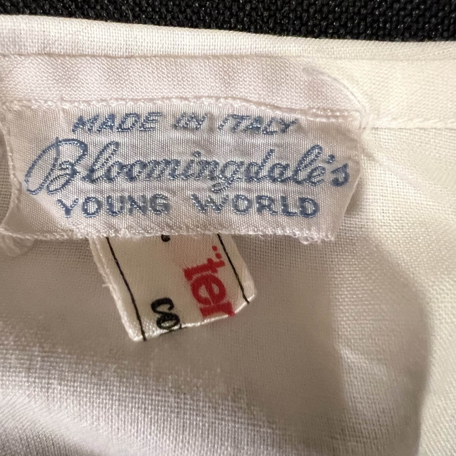 Vintage Bloomingdale&rsquo;s &lsquo;Young World&rsquo; girl&rsquo;s blouse 1960s Made in Italy