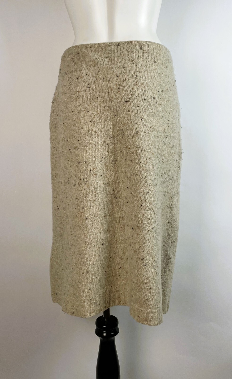 VTG. 90s Jean-Charles de Castelbajac high waisted Midi Wool blend skirt 42 ITALY