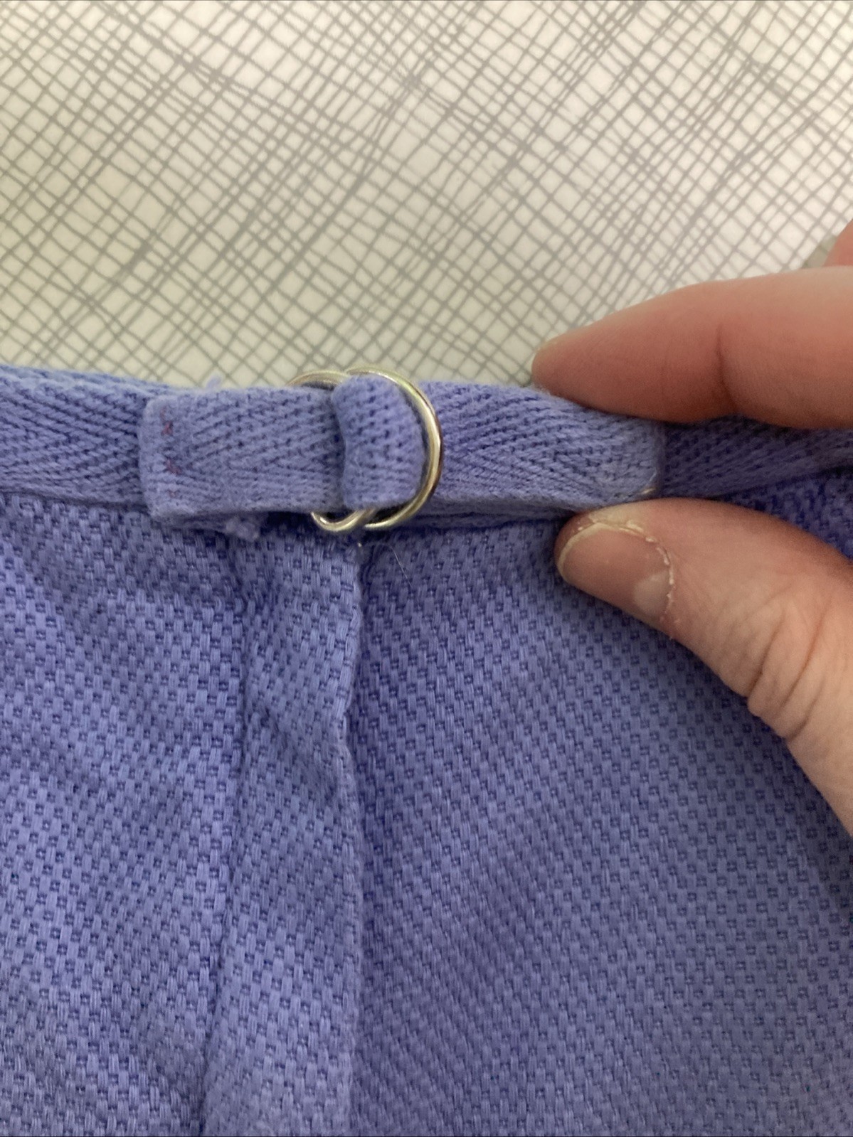 Vtg 90s Copper Key Lavender Purple Shorts High Waisted Cotton Size 3 Hong Kong