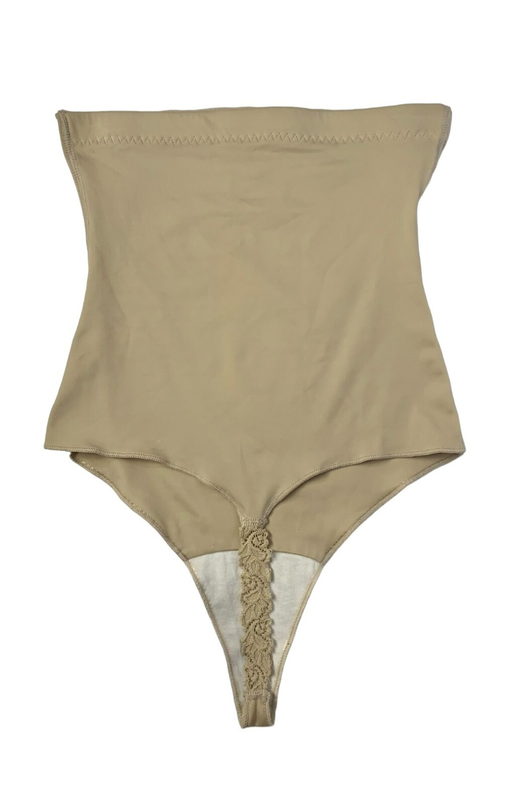 VTG Spanx By Sara Blakely High-Waisted Shapewear Small Beige Polyester Spandex