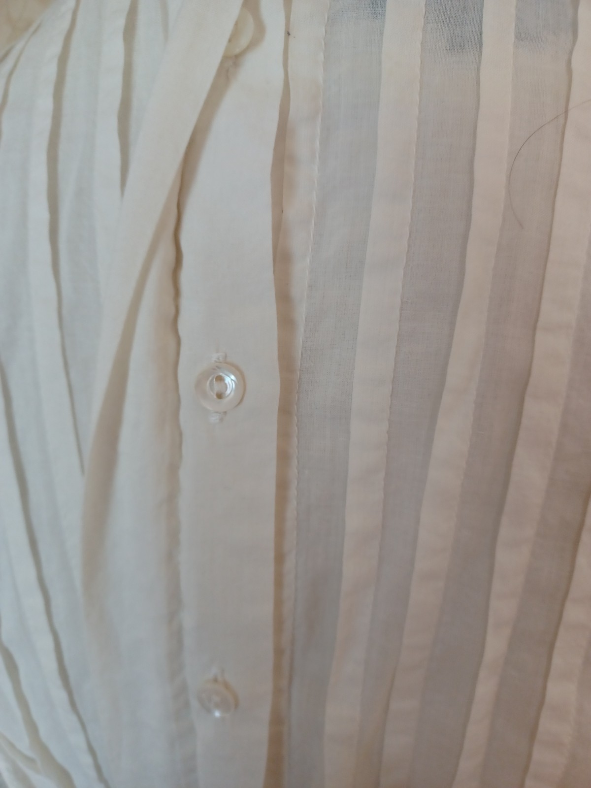 Vintage 1990s J. Peterman Pintuck Lace Cottagecore Edwardian Style Blouse