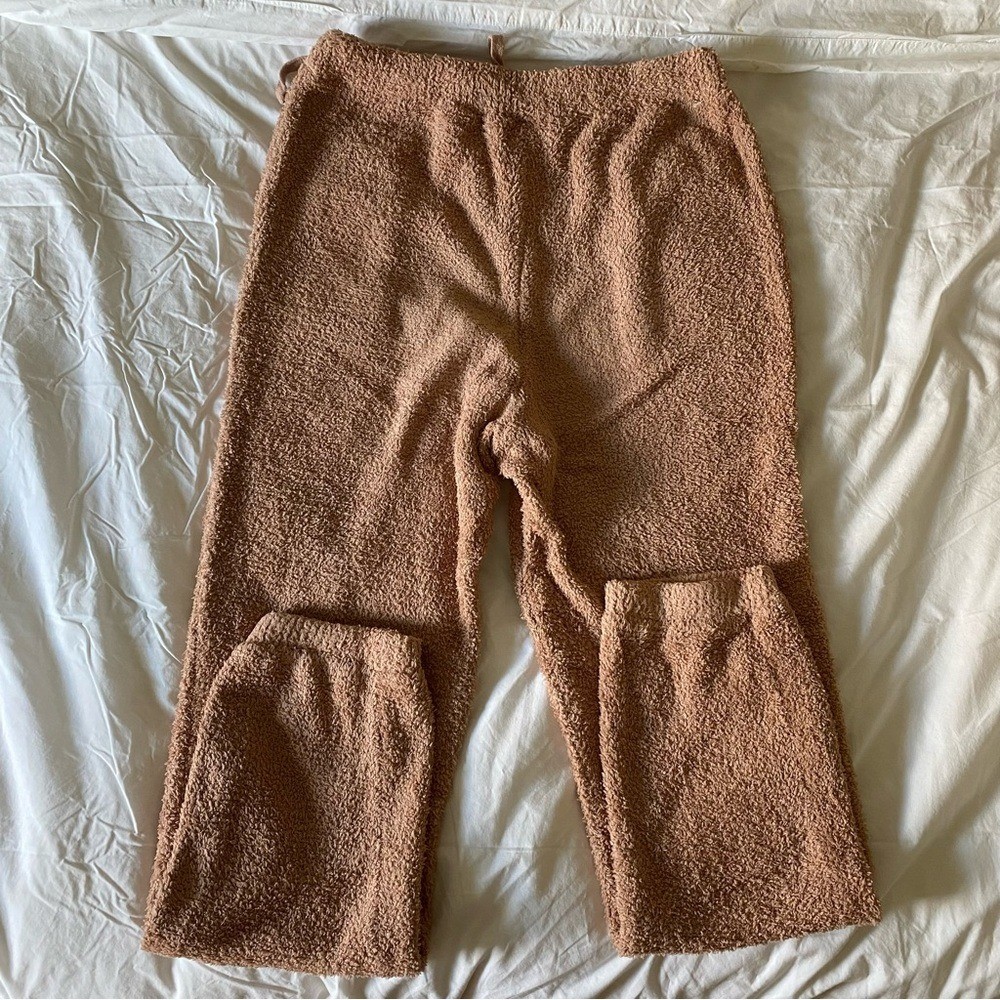 Honeydew Intimates Set Comfort Queen Half Zip Pullover & Joggers Size S in Sepia