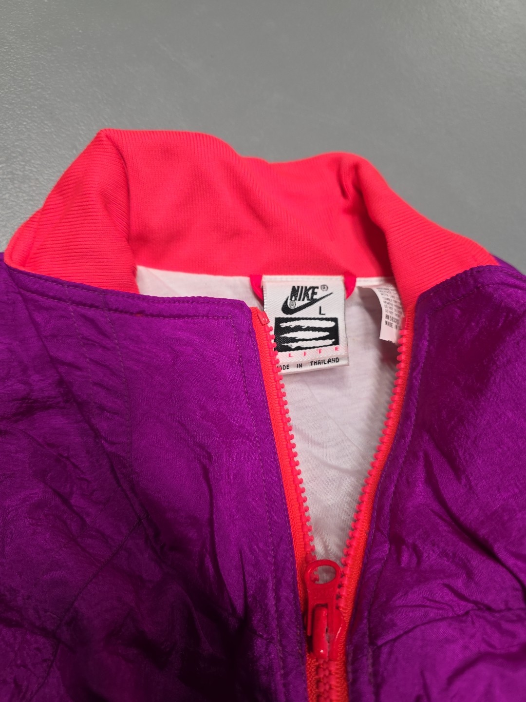 Vintage Nike 80s Neon Colorblock Jacket and Pants Track Suit Size Large New/tag