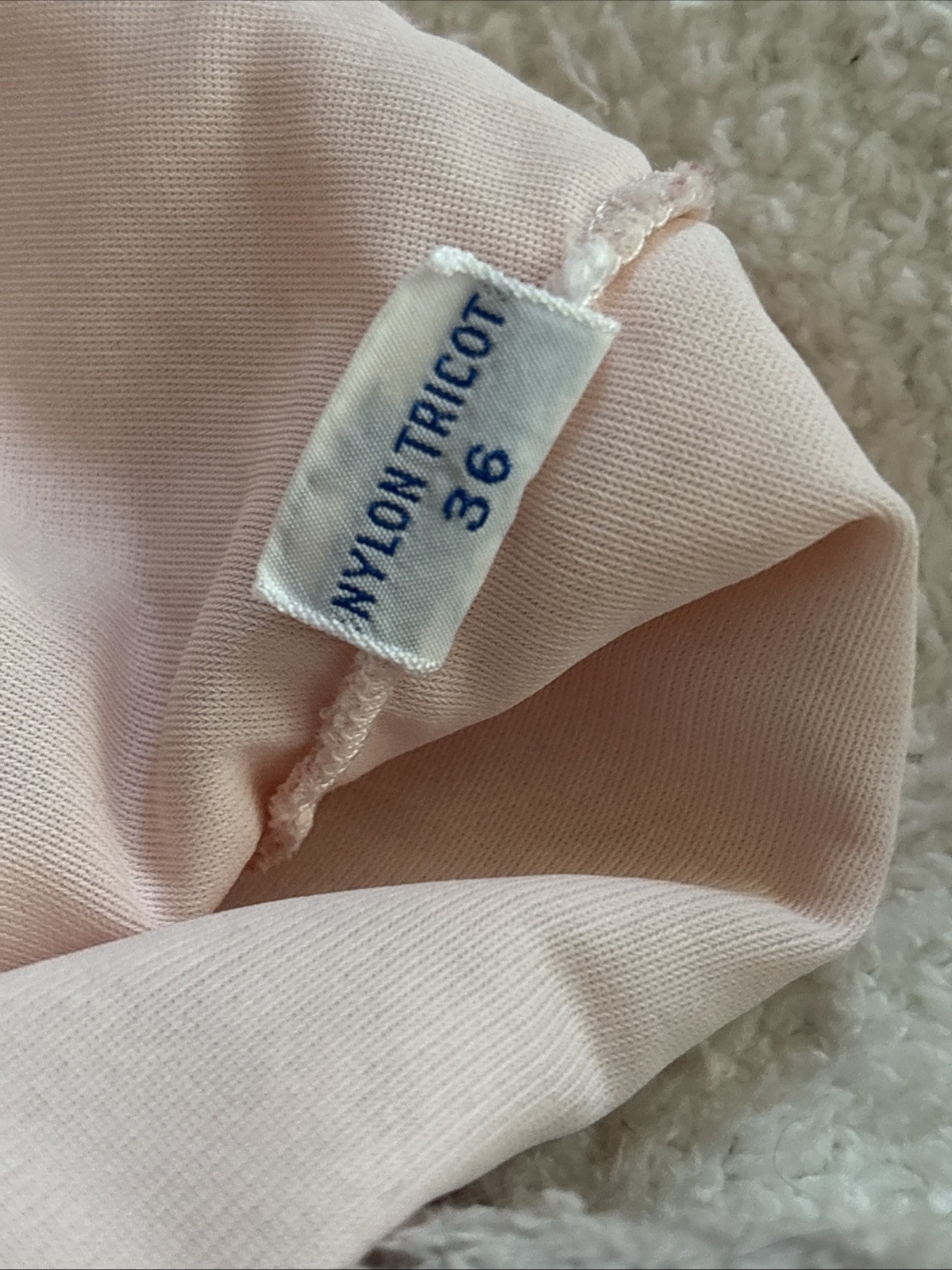 Sears Vintage Charmode Full Slip In Pink Size 36 Lace Ruffles Romance