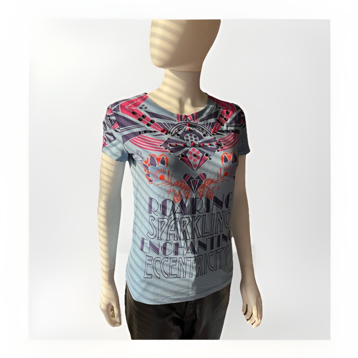 Roaring Sparkling Enchanting Electricity Graffiti Vintage Short Sleeve T Shirt