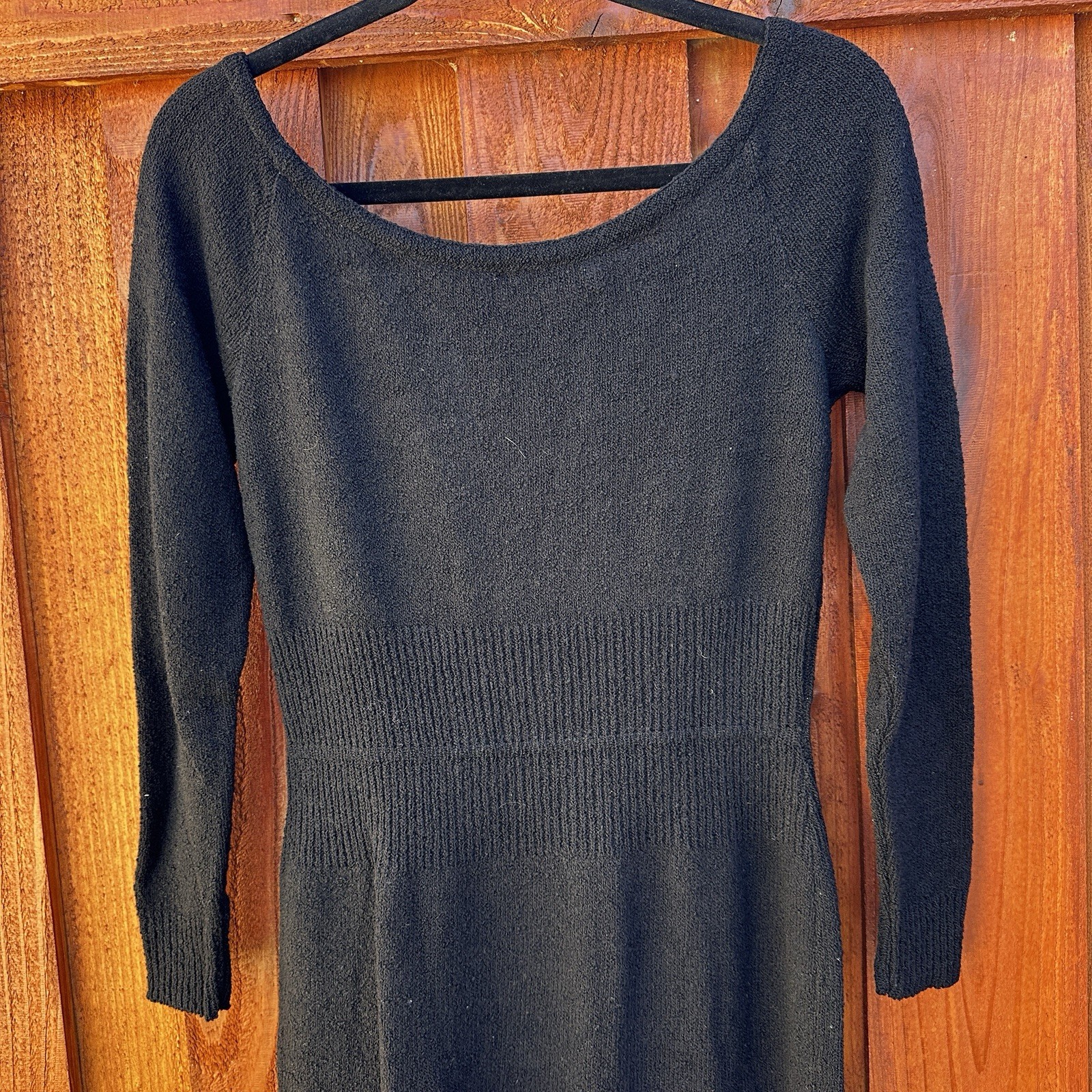 Bonnie Cashin Vintage Wool Midi Dress Size XS Small Woven Brooch Detail Unique