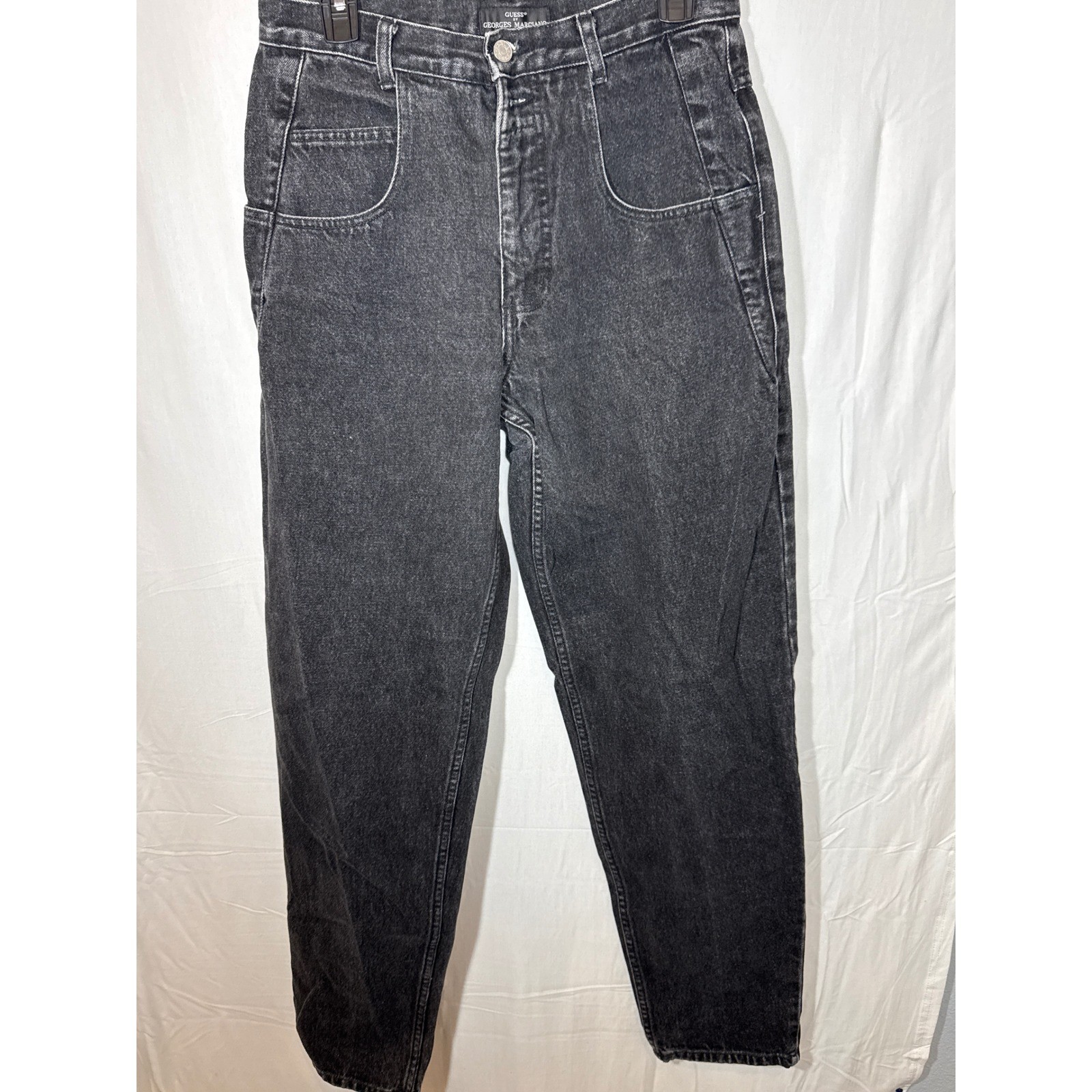 Guess by Georges Marciano Black Wash High Rise Jeans – Size 31 – Vintage